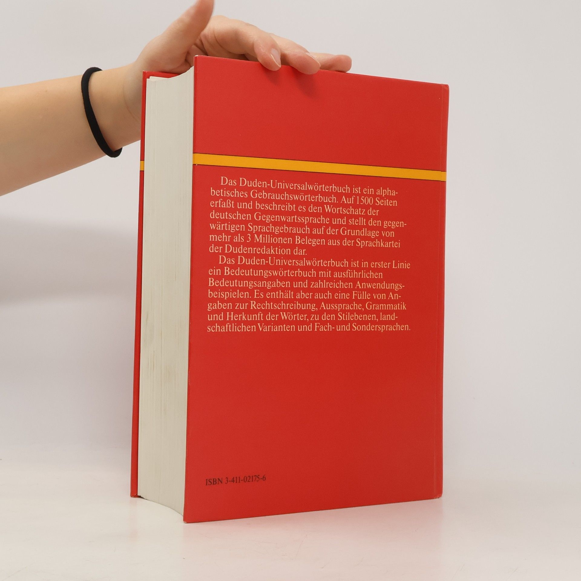 Günther Drosdowski Duden "Deutsches Universalwörterbuch"