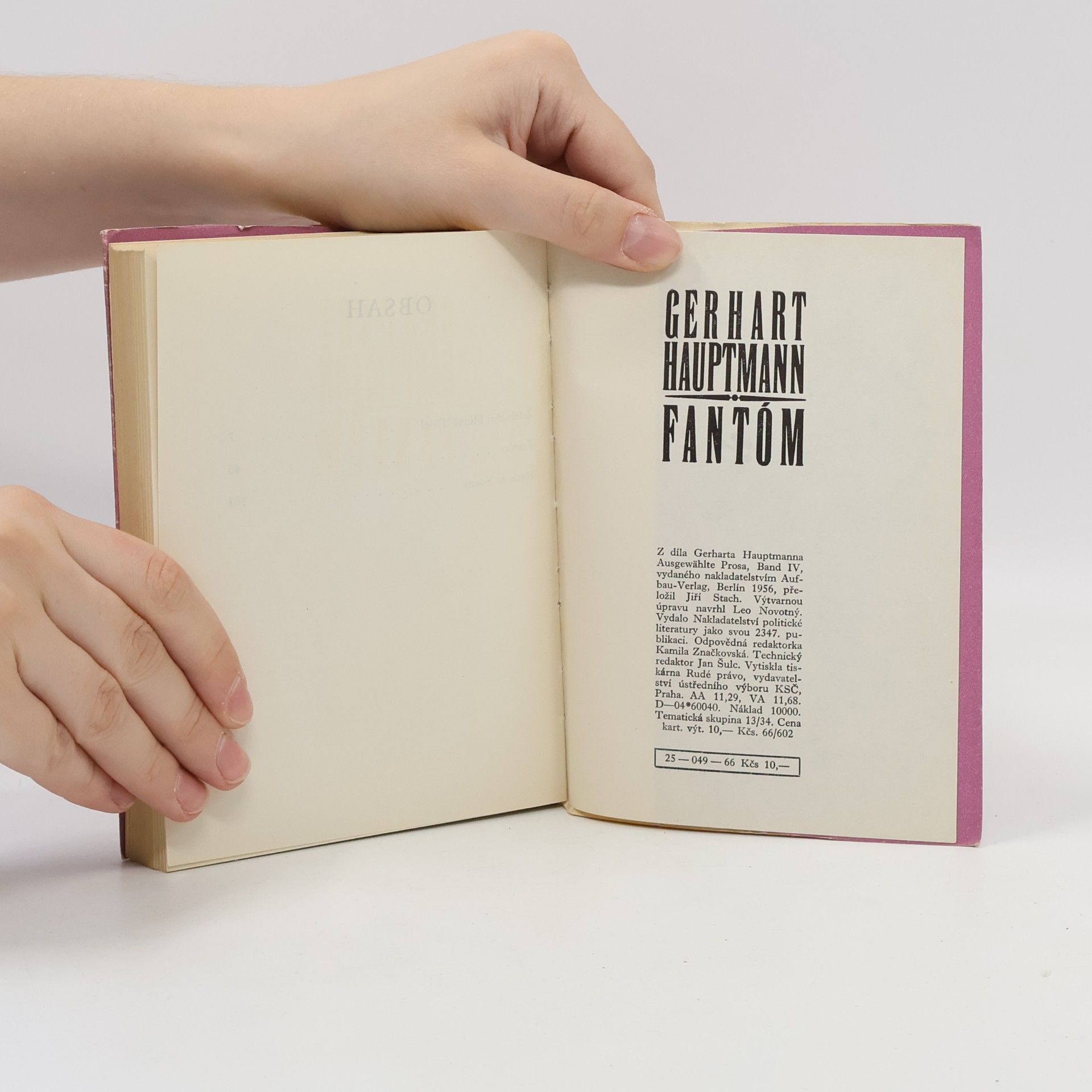 Gerhart Hauptmann Fantóm