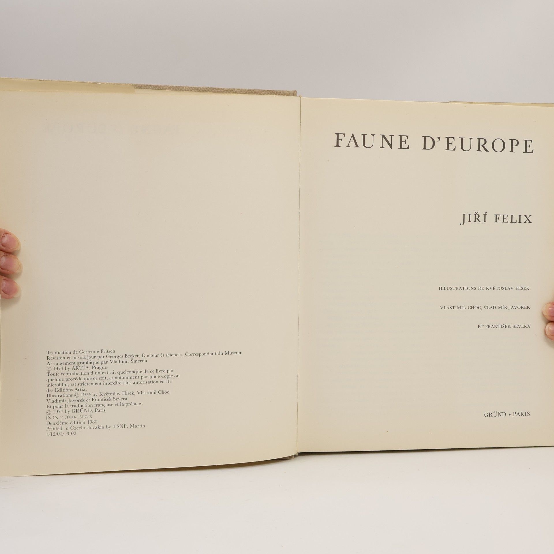 Various authors Faune d'Europe