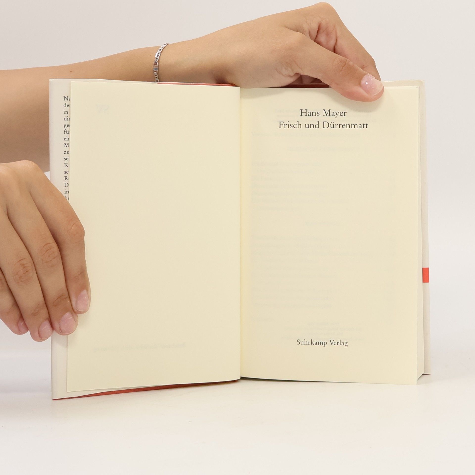 Hans Mayer Bibliothek Suhrkamp: Frisch und Dürrenmatt
