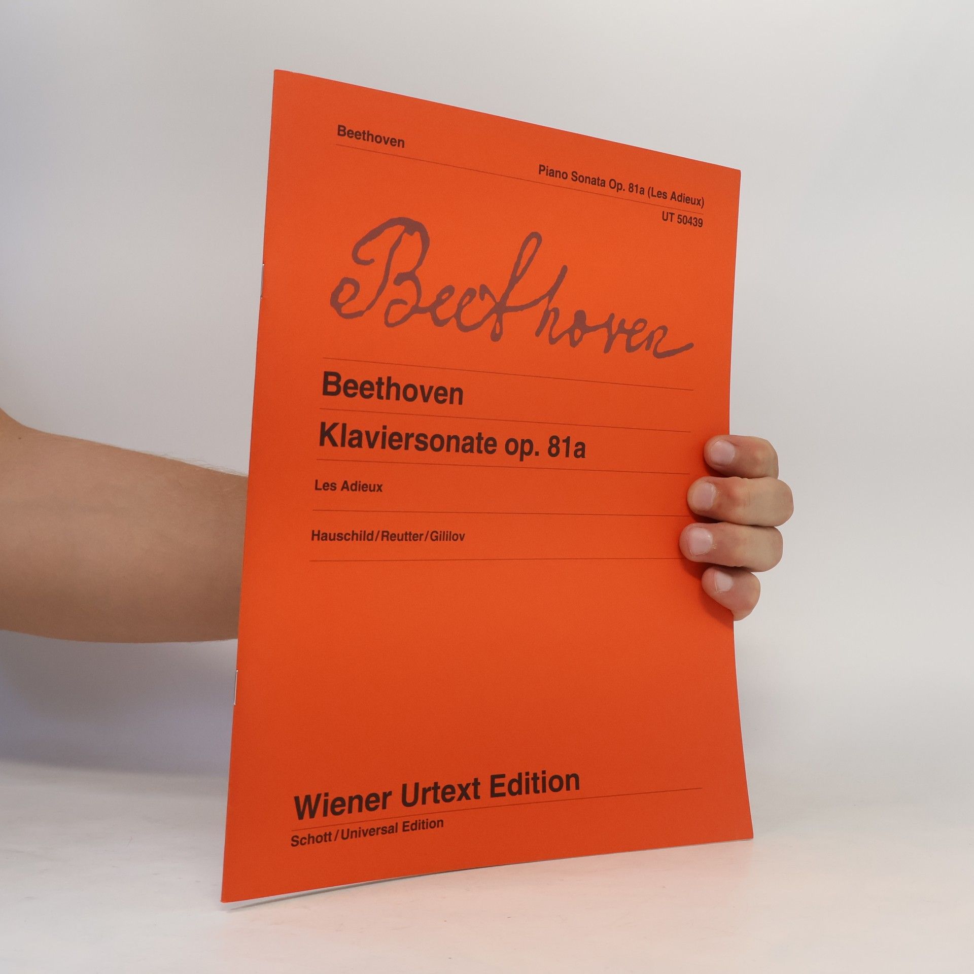 Jochen Reutter Klaviersonate (Les Adieux)
