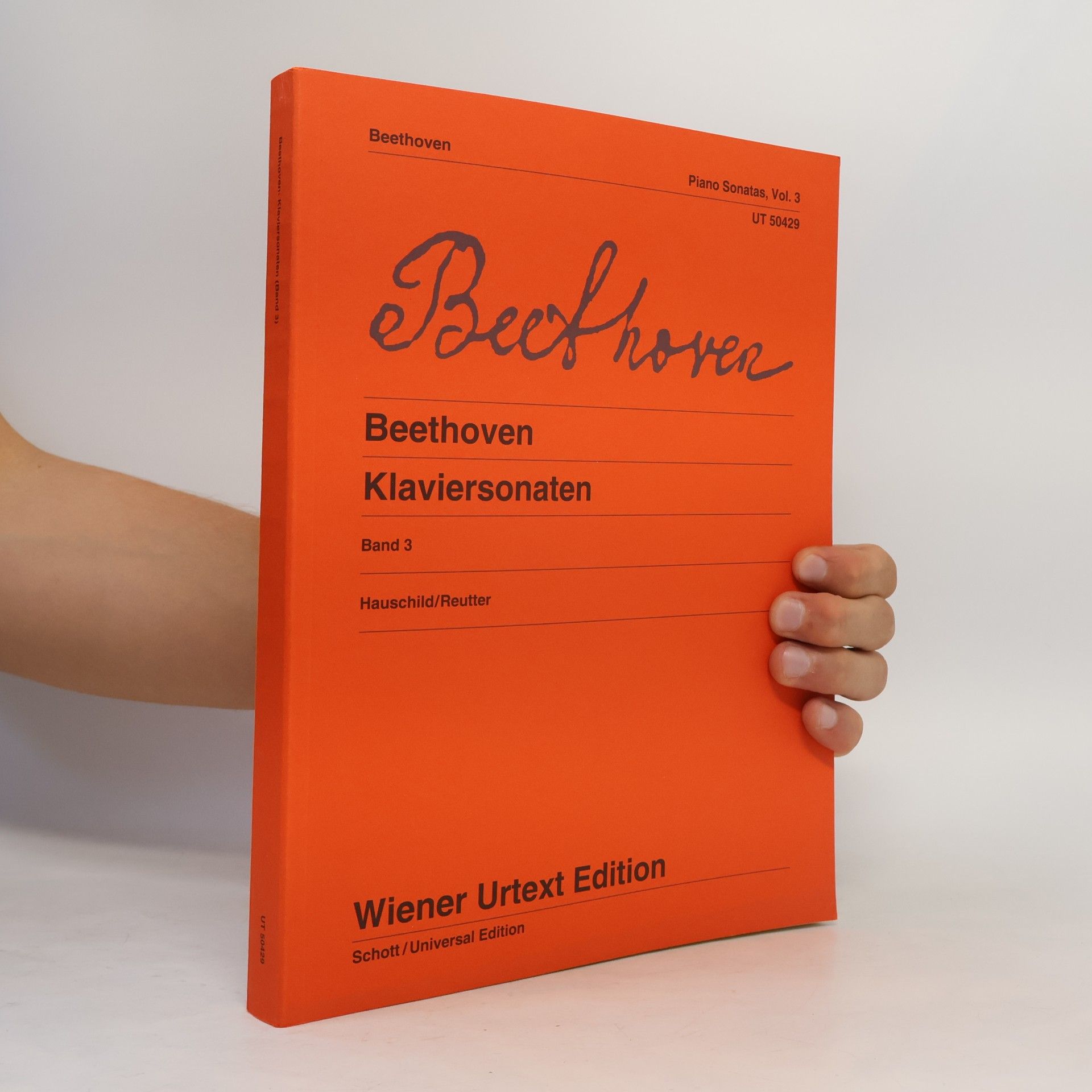 Hauschild Wiener Urtext Edition - 3: Klaviersonaten: Urtext. Band 3. Klavier.