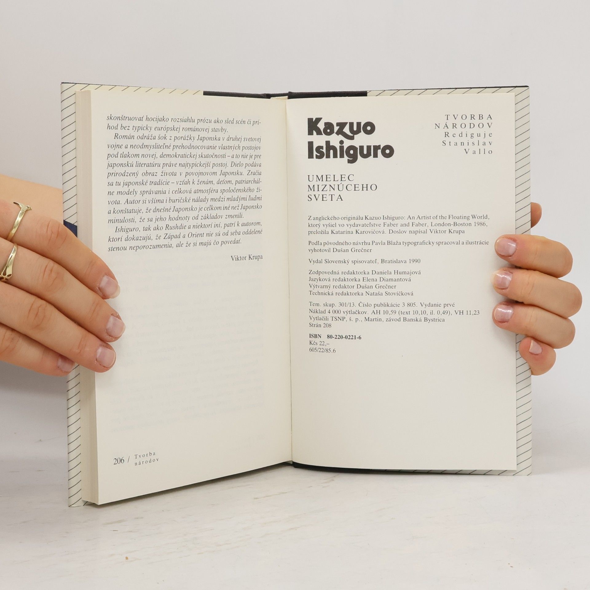 Kazuo Ishiguro Umelec miznúceho sveta