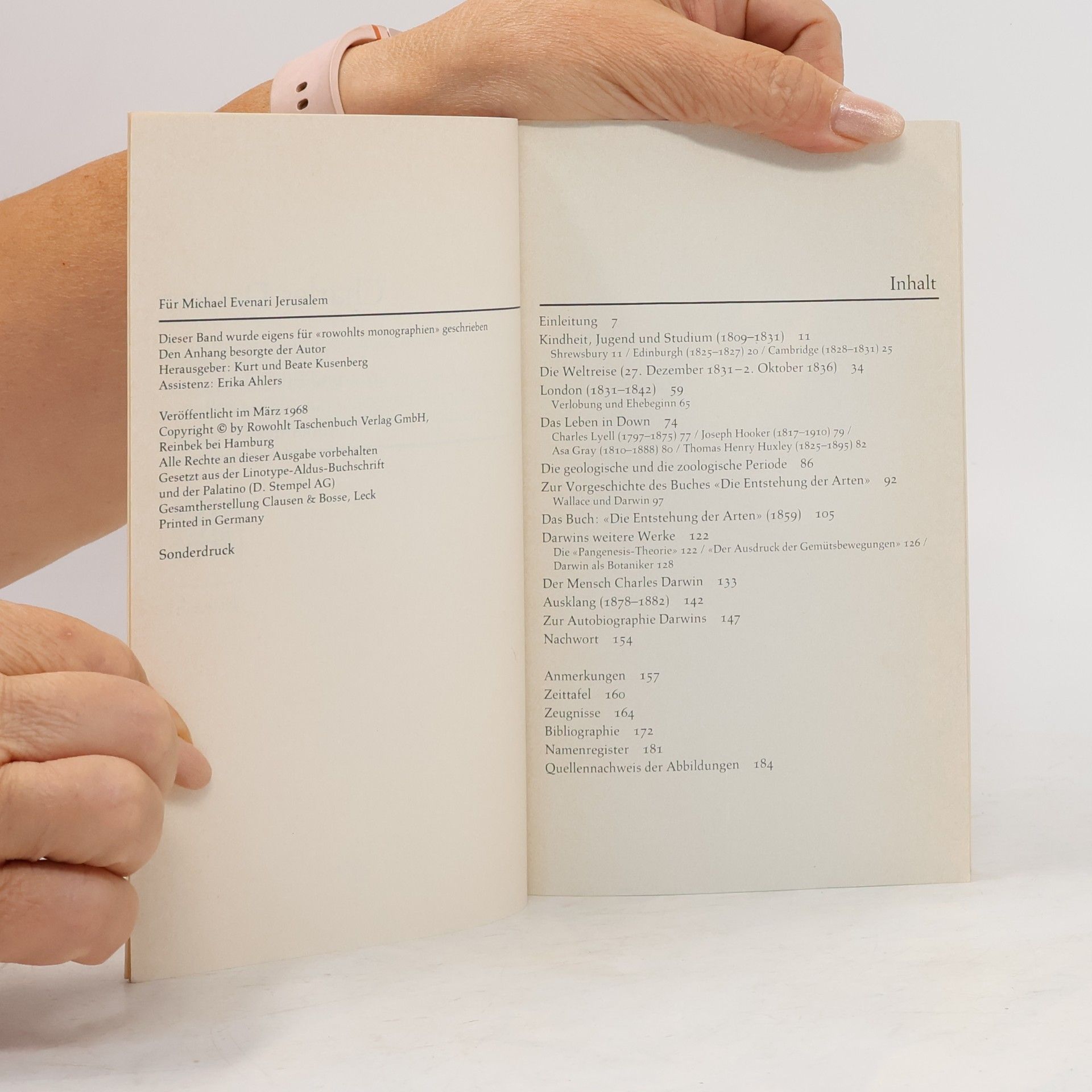 Charles Darwin Aus der ERGOPLUS-Reihe „Große Denker"