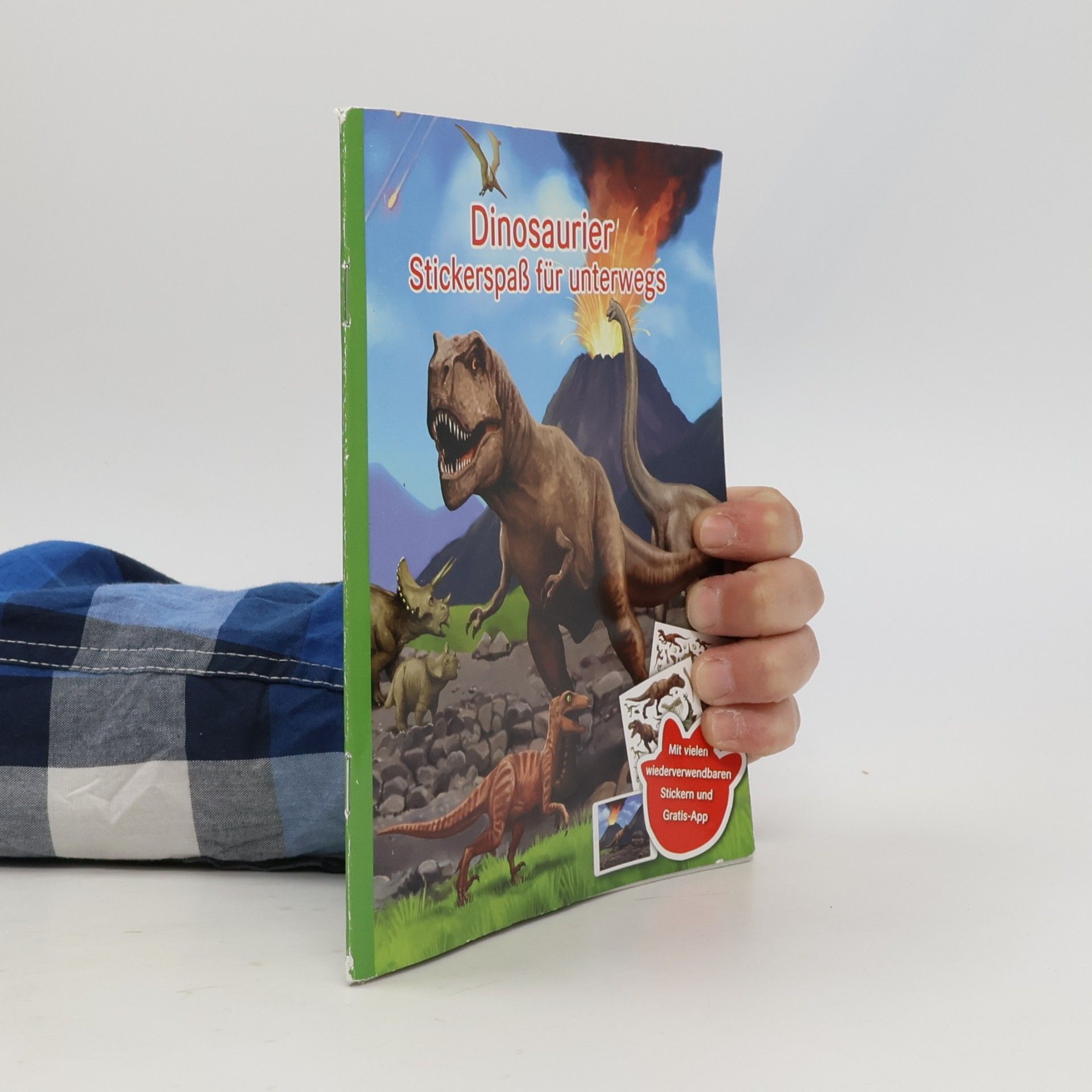 Kolektív autorov Dinosaurier. Stickerspass für unterwegs