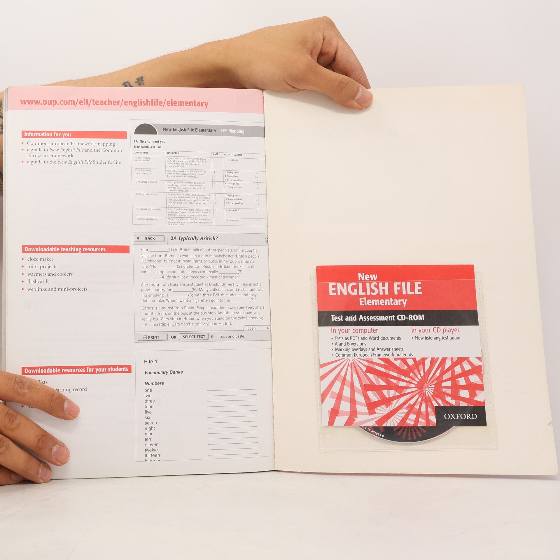 Clive Oxenden New English file. Elementary : Teacher's book