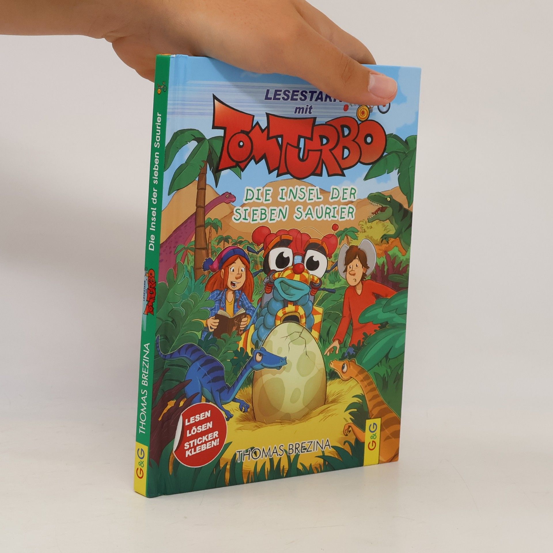 Thomas Brezina Tom Turbo - Lesestark - Die Insel der sieben Saurier