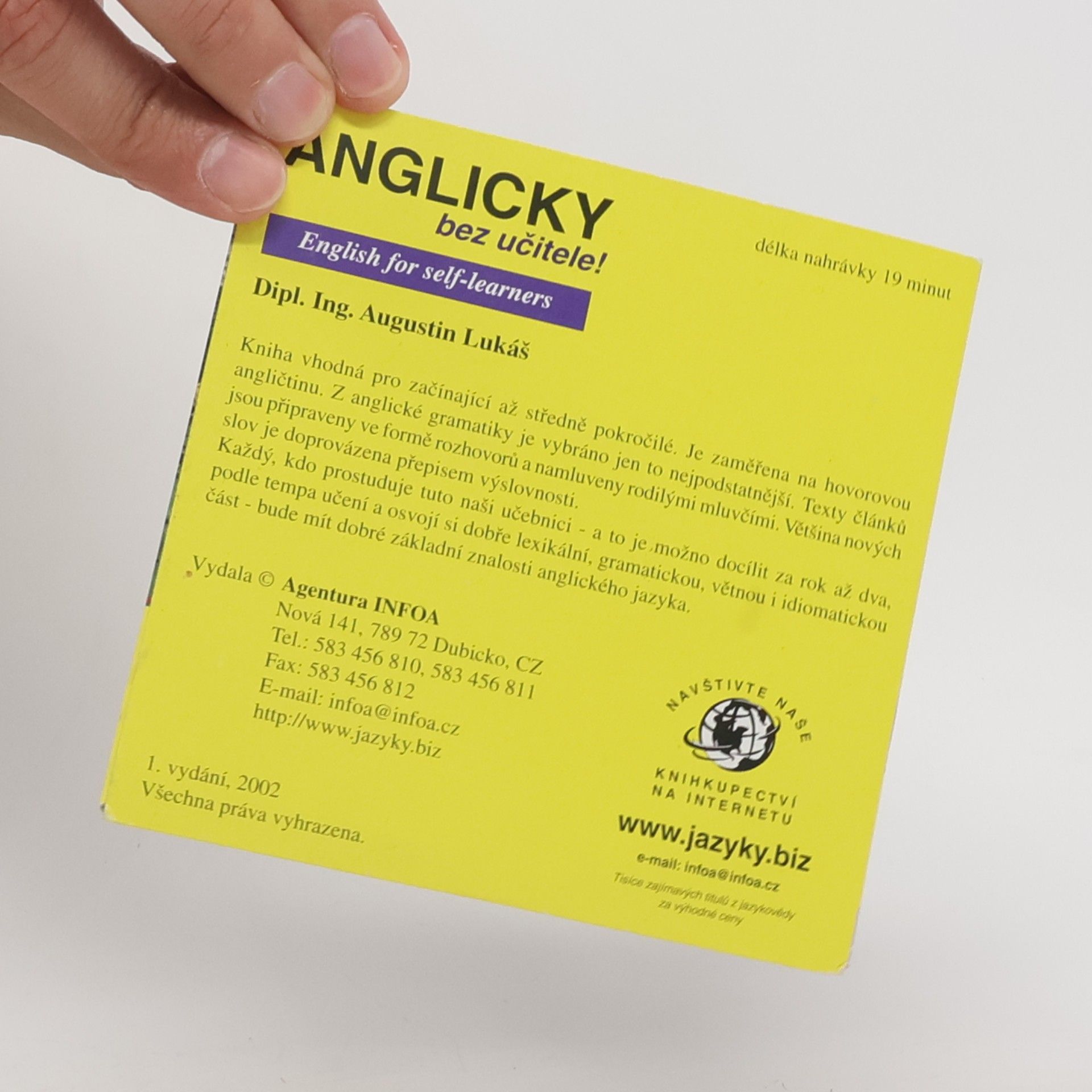 Augustin Lukáš Anglicky bez učitele = English for self-learners