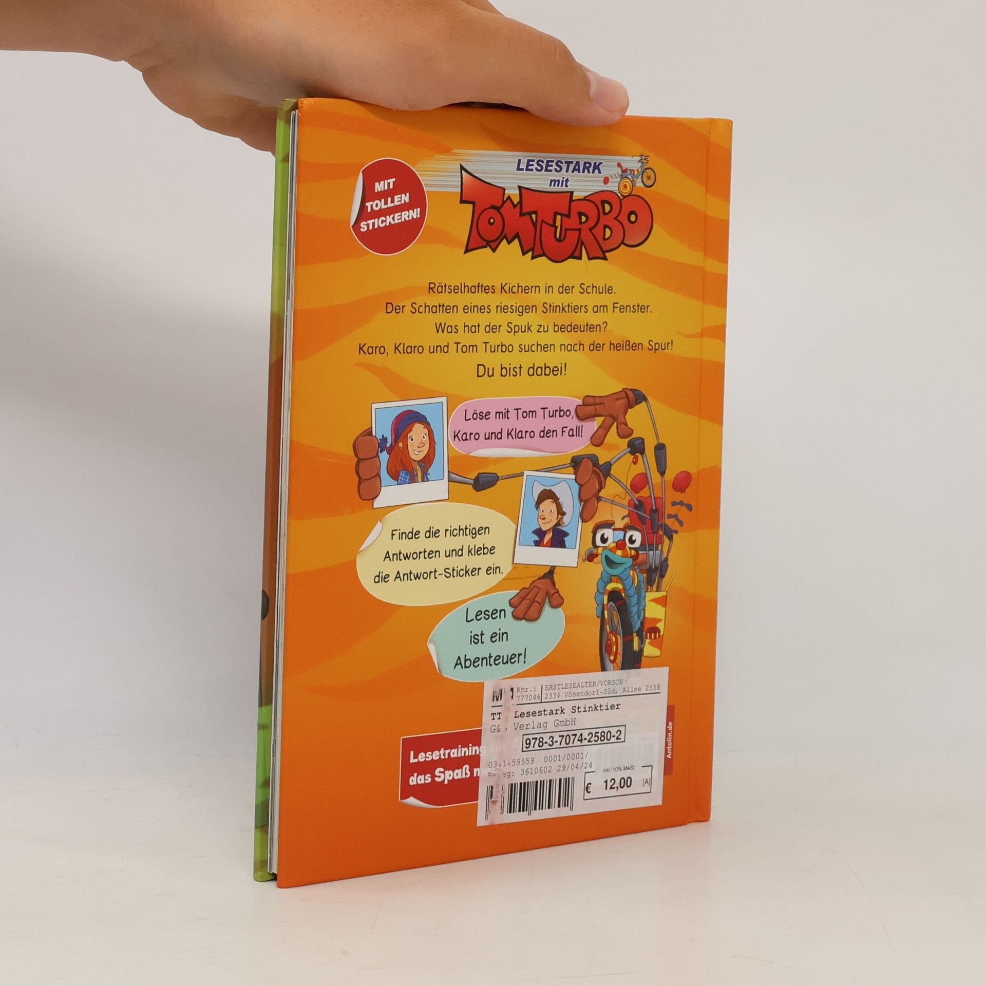 Thomas Brezina Tom Turbo - Lesestark - Ein Stinktier in der Schule