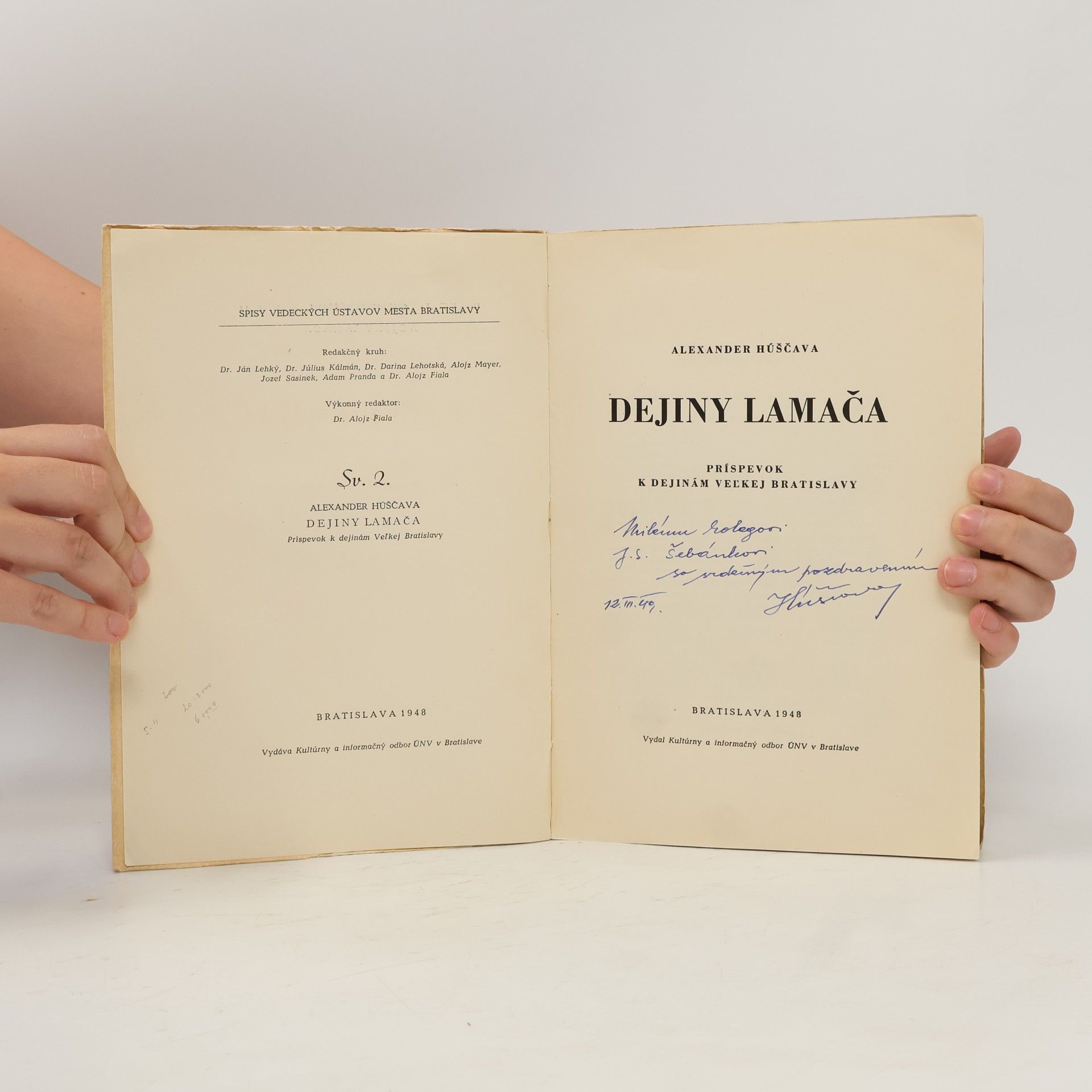 Alexander Húščava Dejiny Lamača