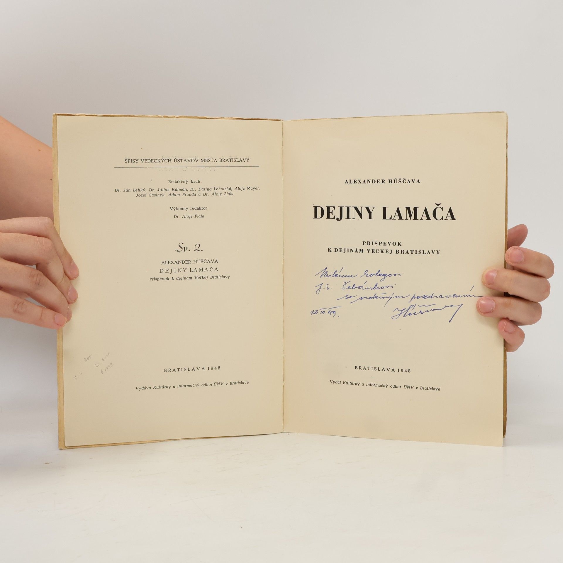 Alexander Húščava Dejiny Lamača
