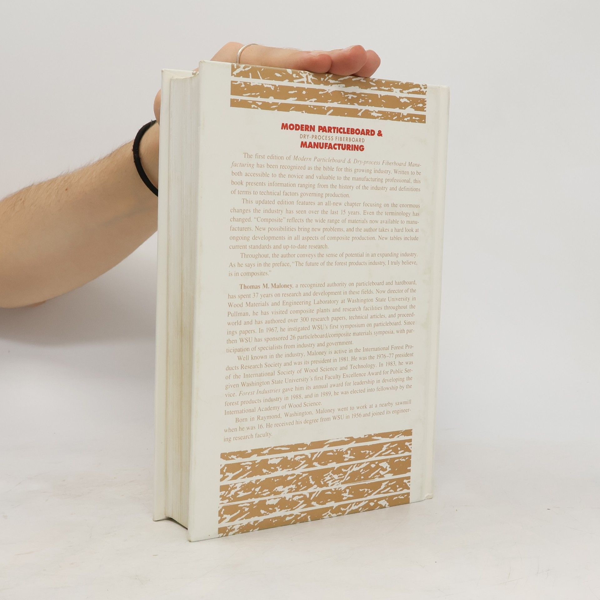 Thomas M. Maloney Modern Particleboard & Dry-Process Fiberboard Manufacturing