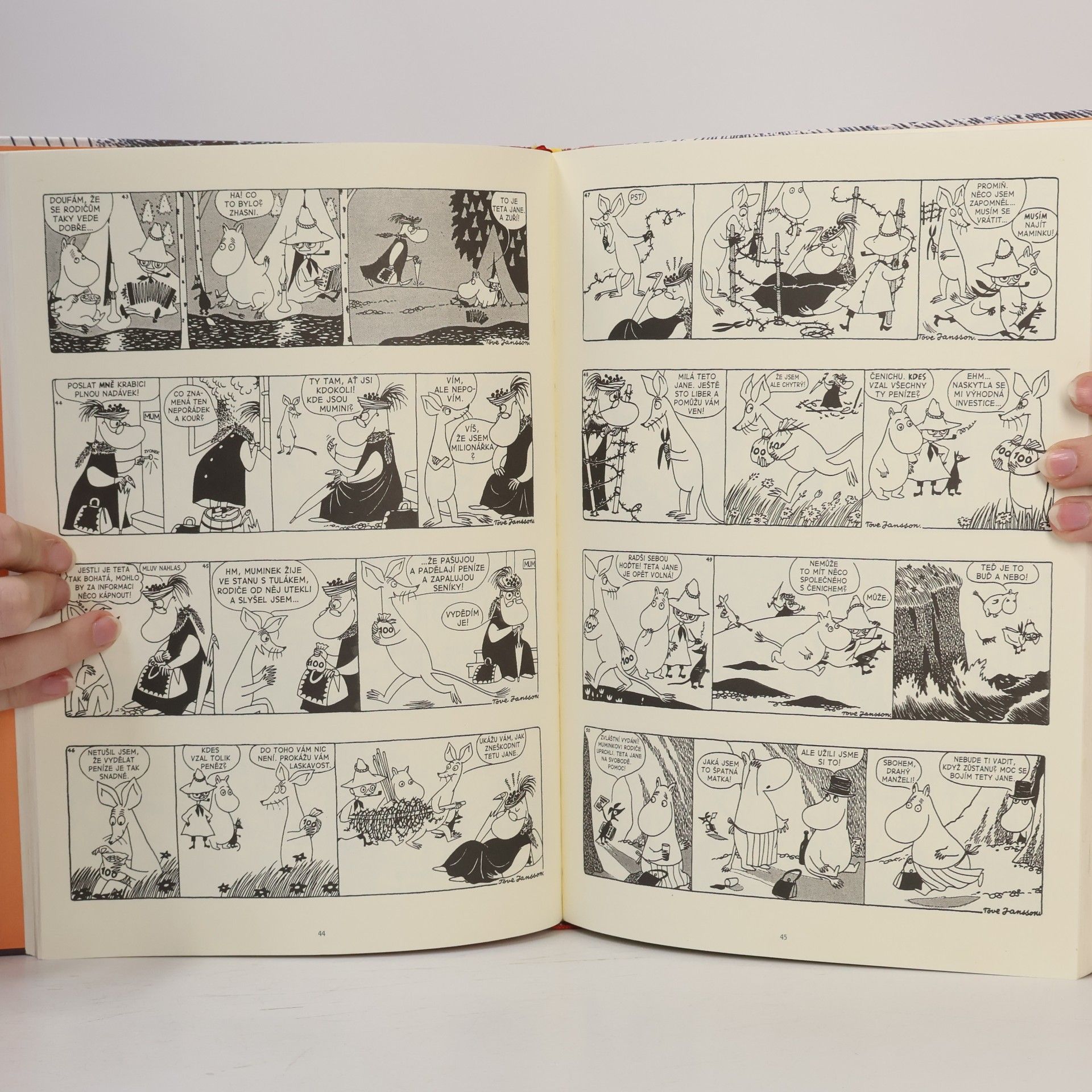 Tove Jansson Muminek : kompletní kreslené stripy Tove Janssonové (svazek 1)