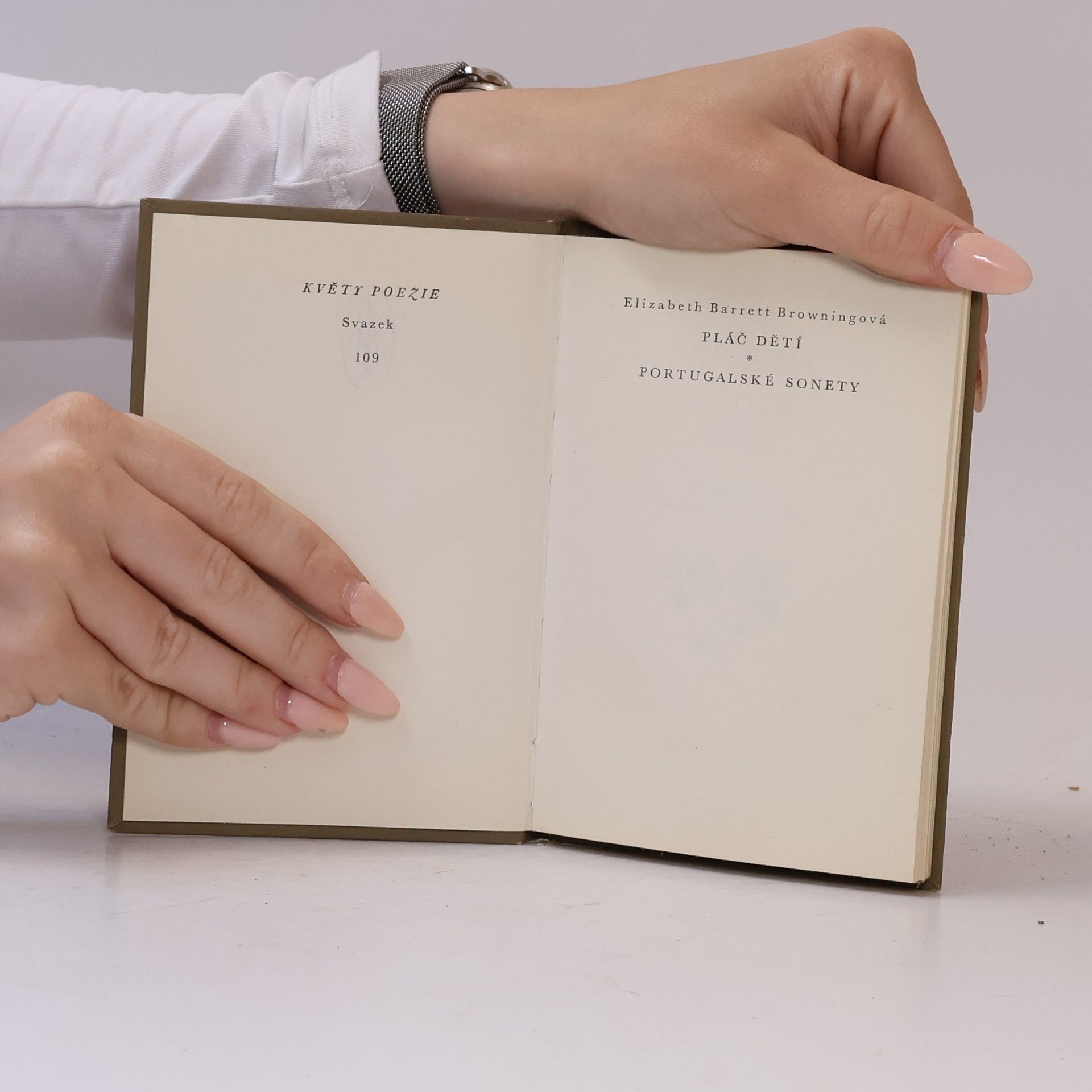 Elizabeth Barrett Browning Portugalské sonety. Pláč dětí