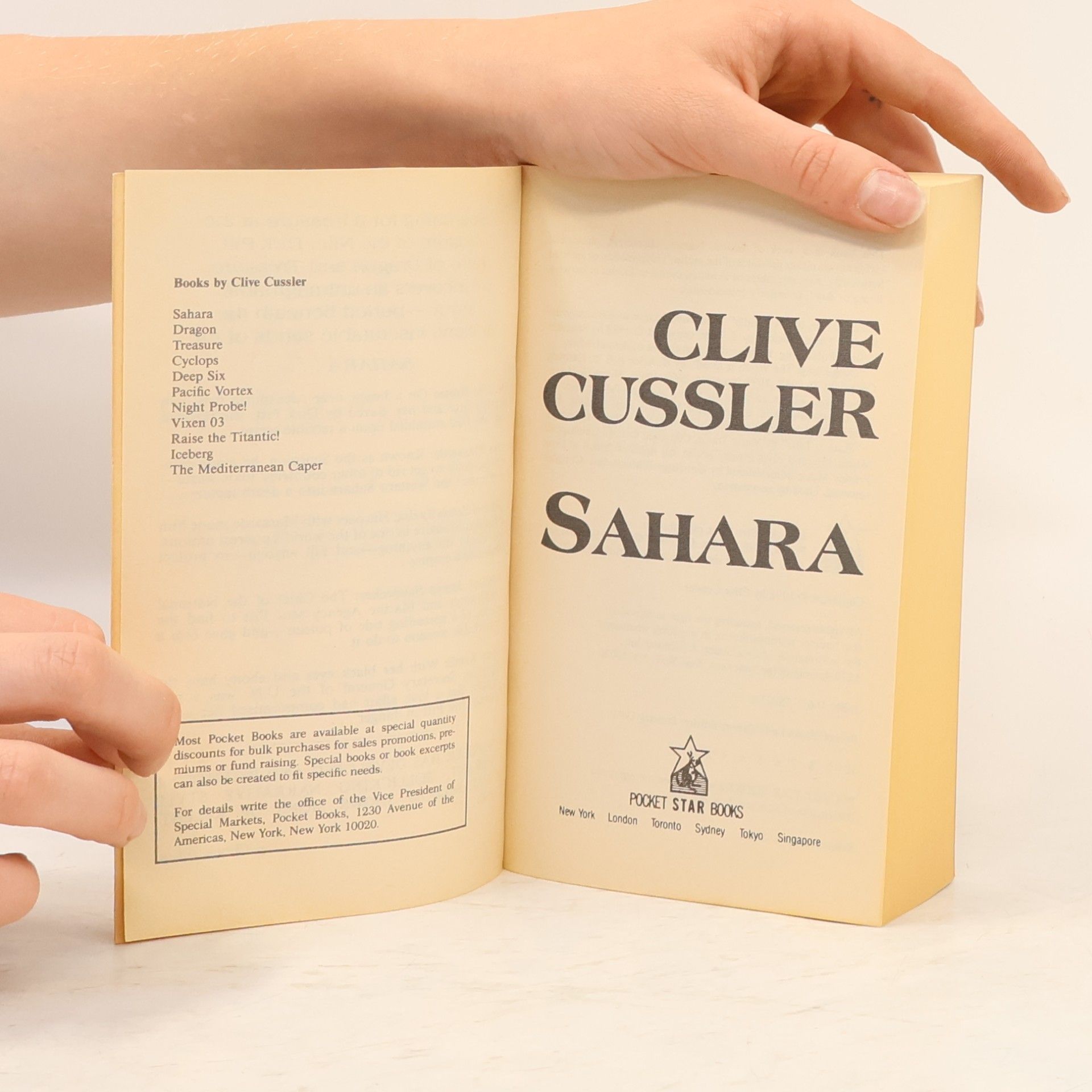 Clive Cussler Sahara