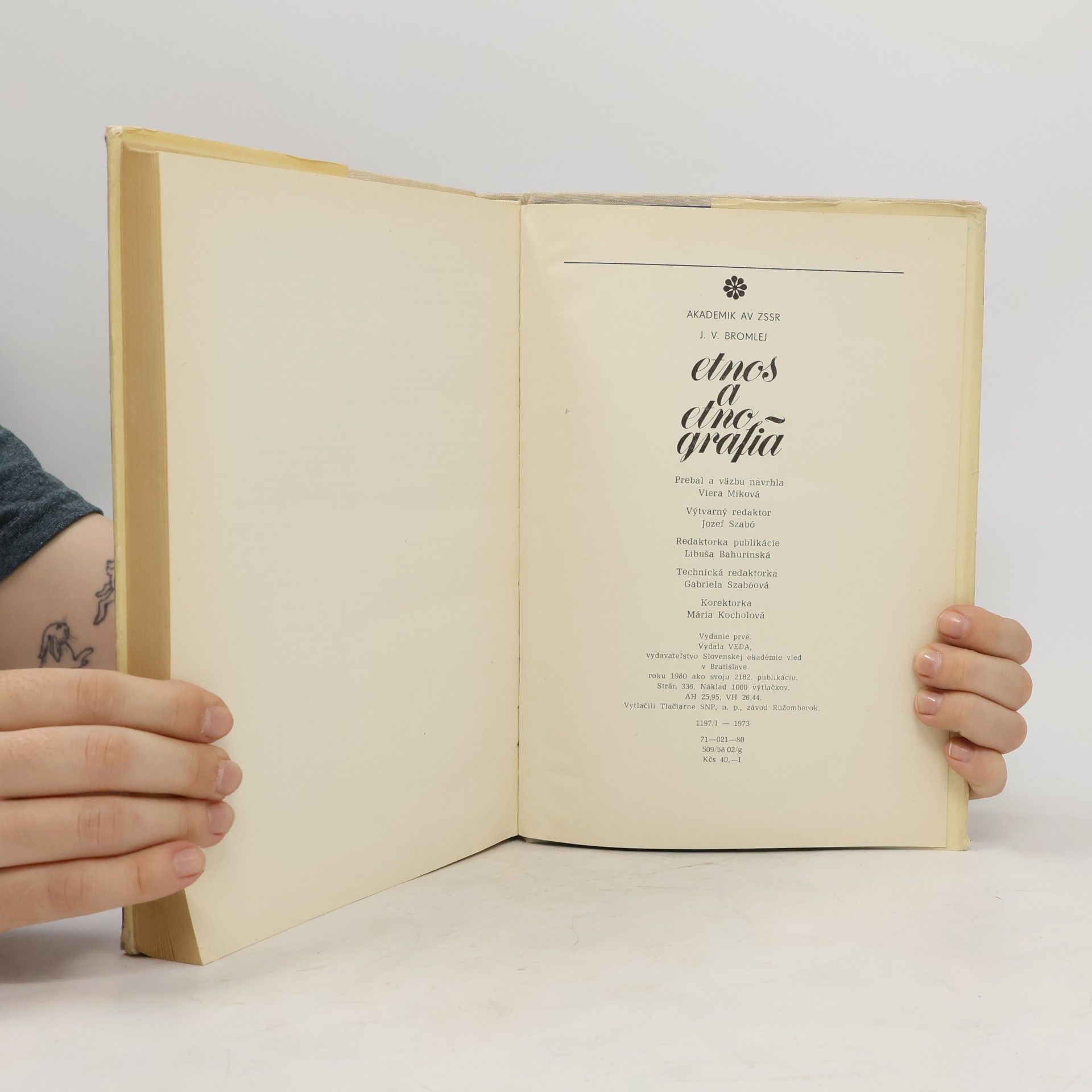 J. V. Bromlej Etnos a etnografia