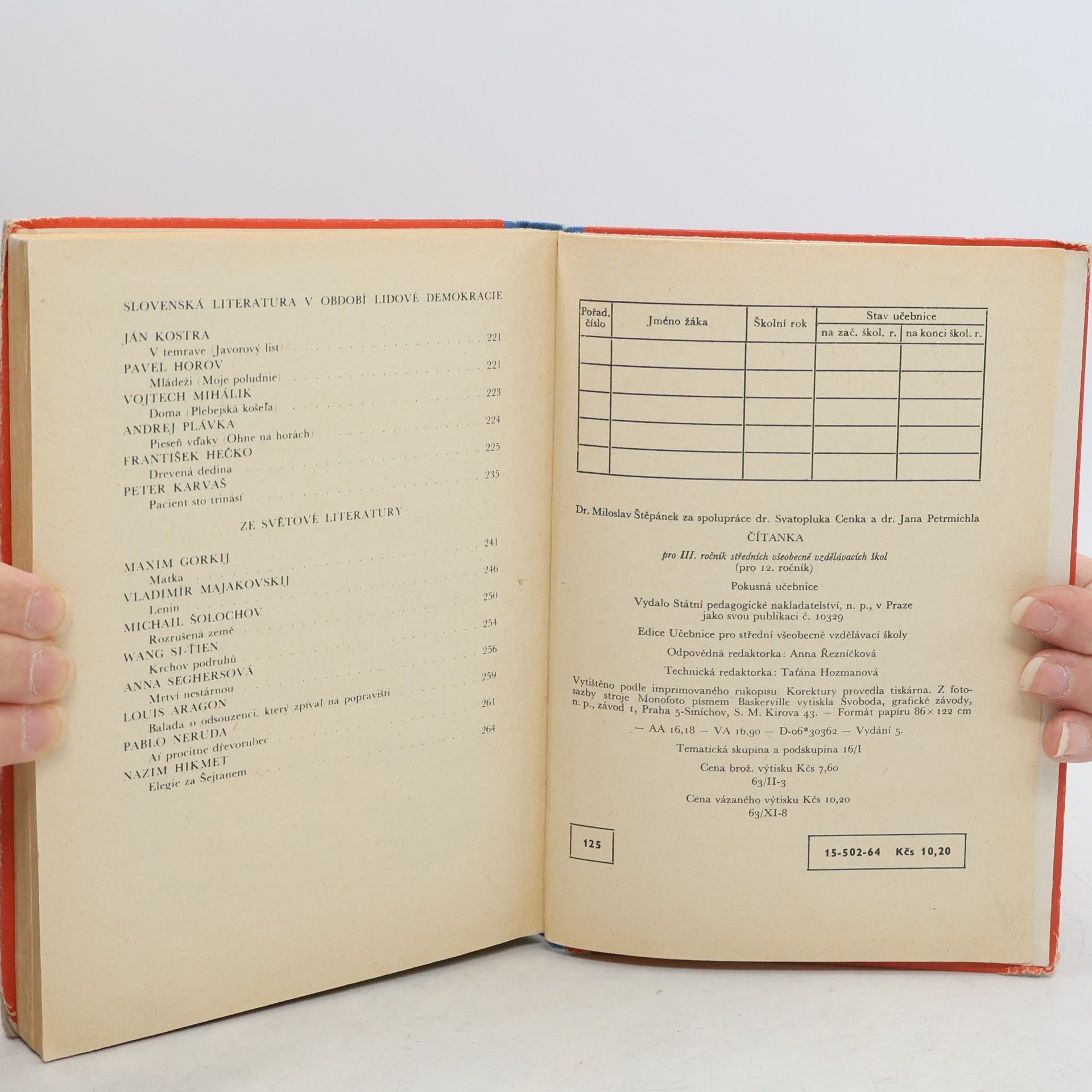 Various authors Čítanka pro III. ročník středních všeobecně vzdělávacích škol