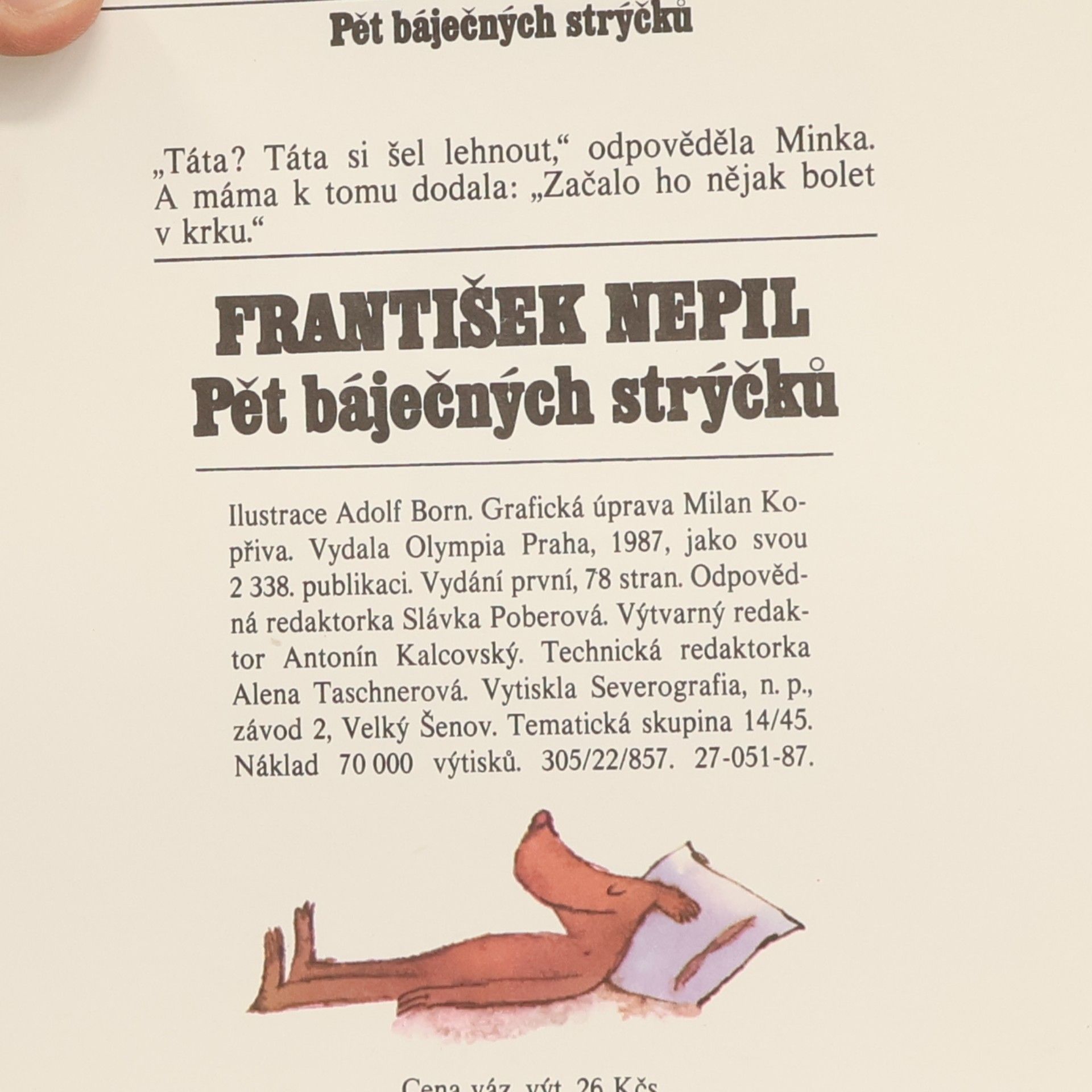 František Nepil Pět báječných strýčků