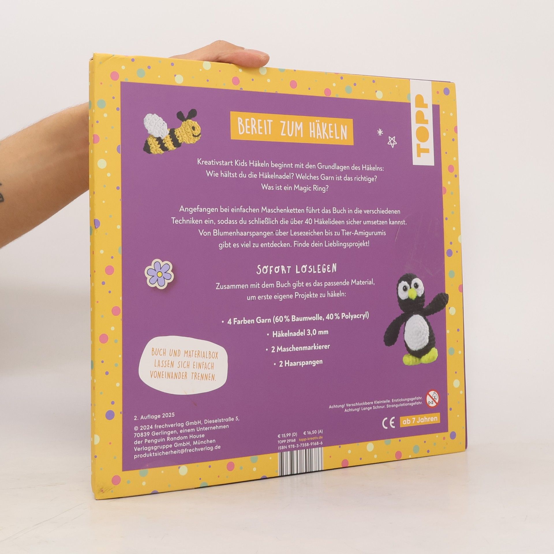 Frechverlag Kreativstart Kids Häkeln. Anleitungsbuch und Material