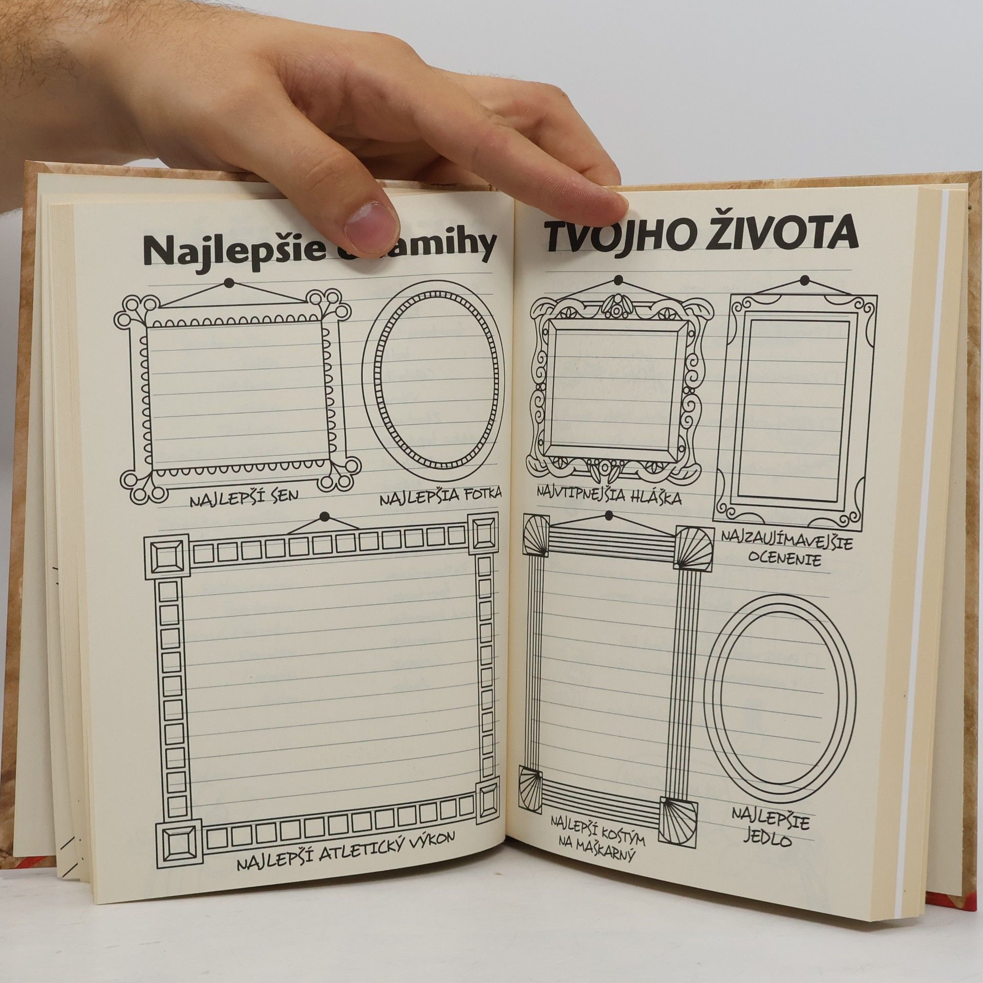 Jeff Kinney Toto nie je denník odvážneho bojka. Tvoje vlastné pamäti