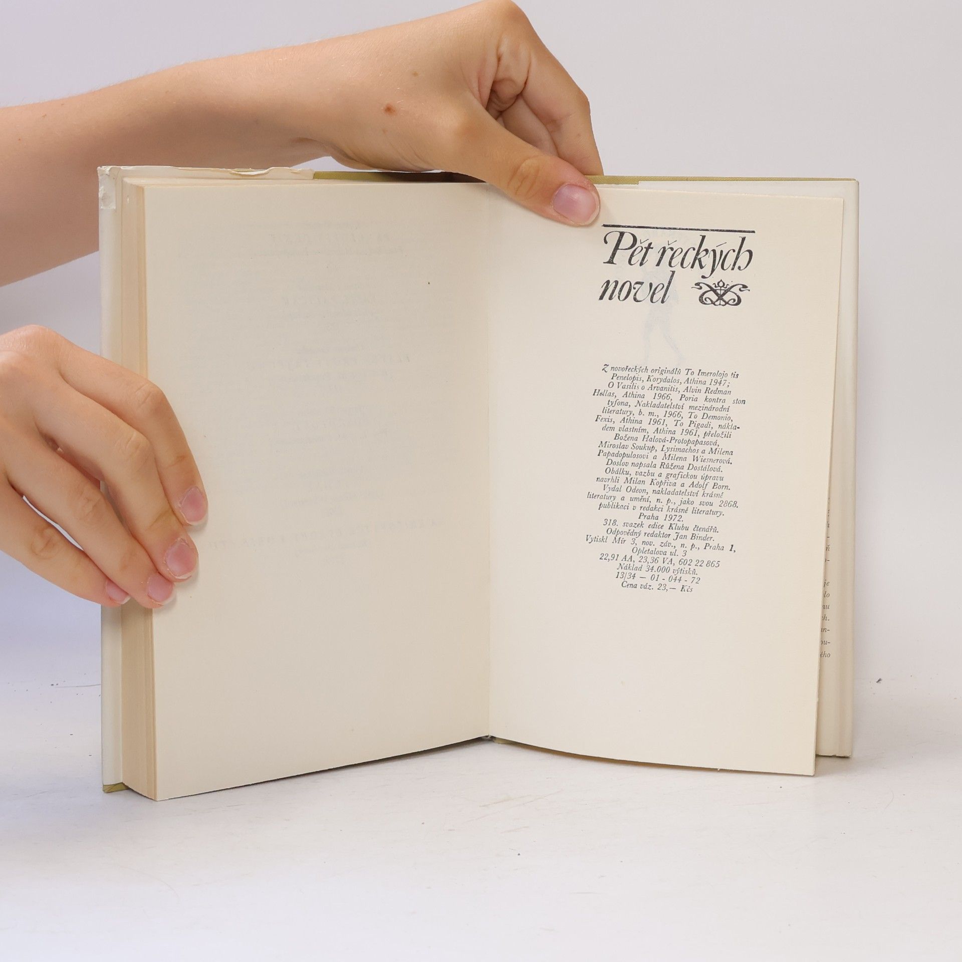 Autorenkollektiv Pět řeckých novel