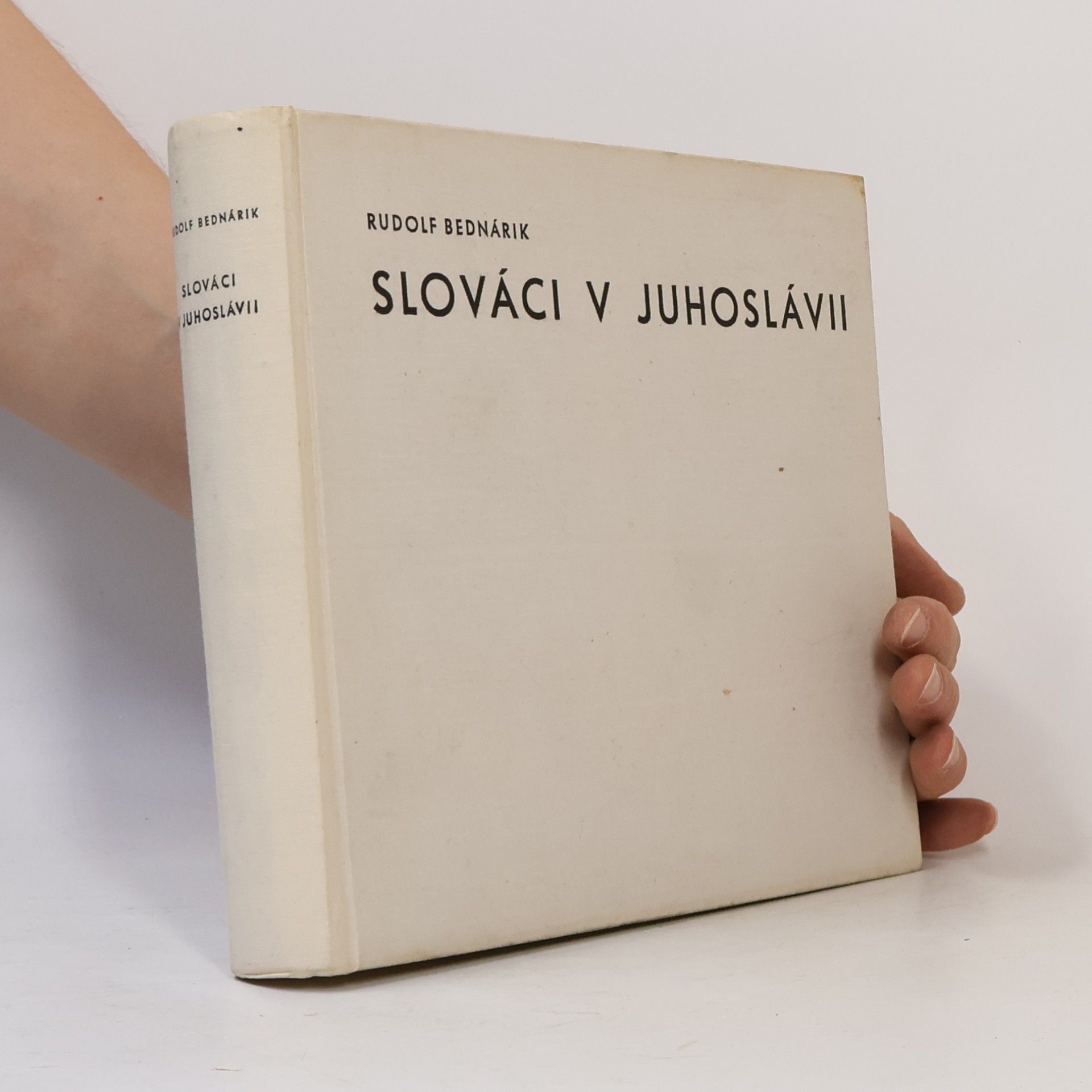 Rudolf Bednárik Slováci v Juhoslávii