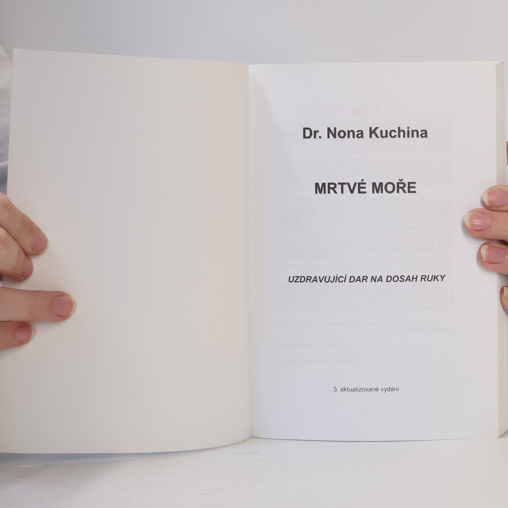 Nona Kuchina Mrtvé moře. Ozdravování na dosah ruky