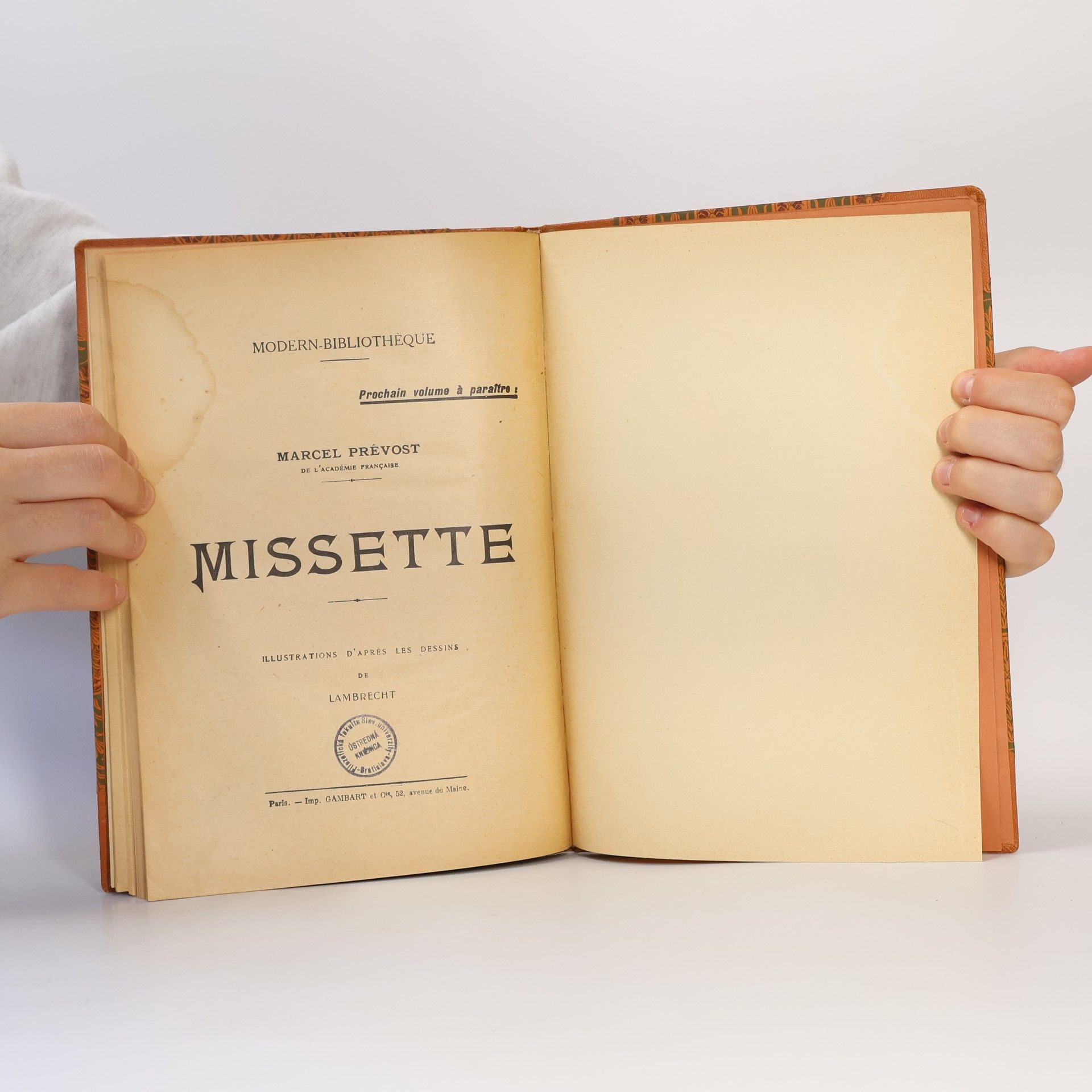 Marcel Prévost Missette