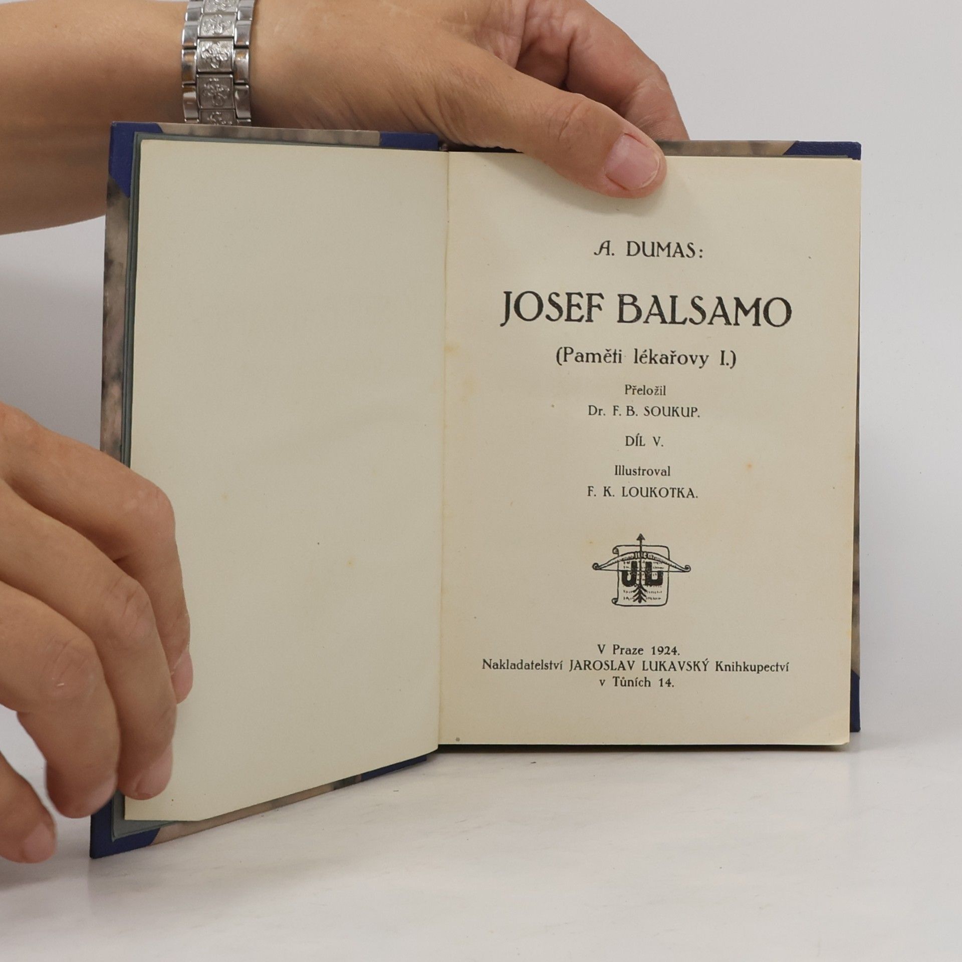 Alexandre Dumas starší Josef Balsamo V.
