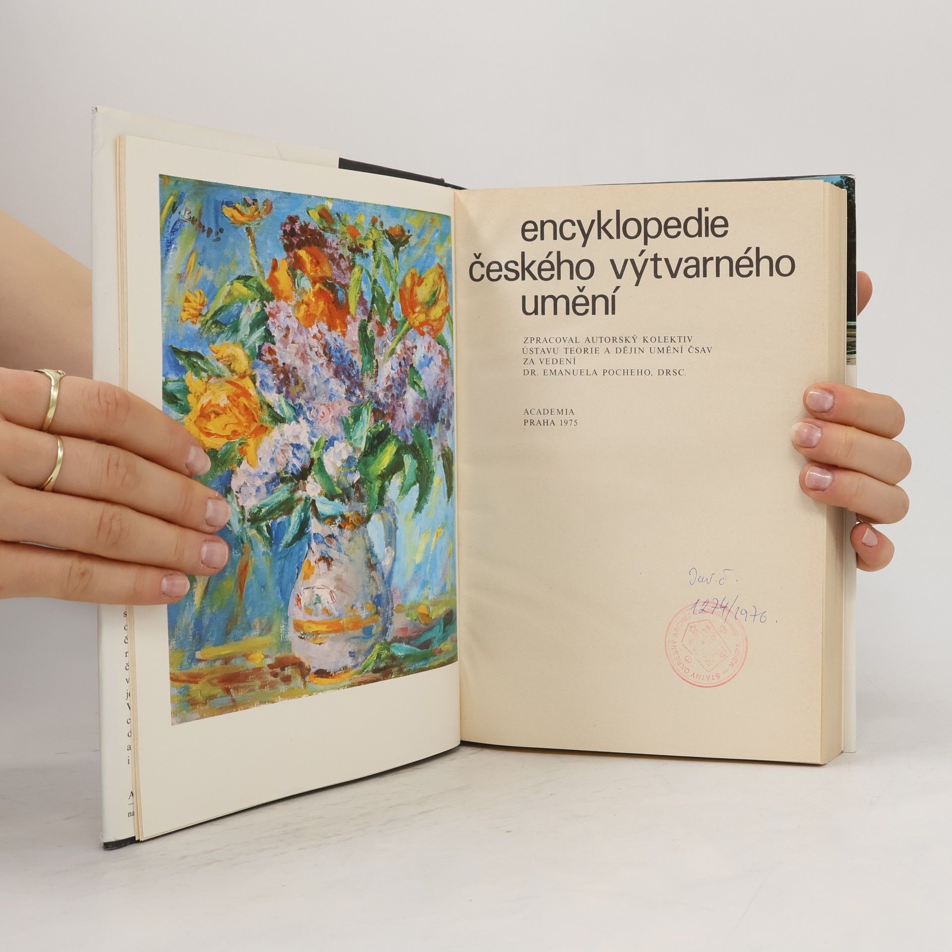 Emanuel Poche Encyklopedie českého výtvarného umění