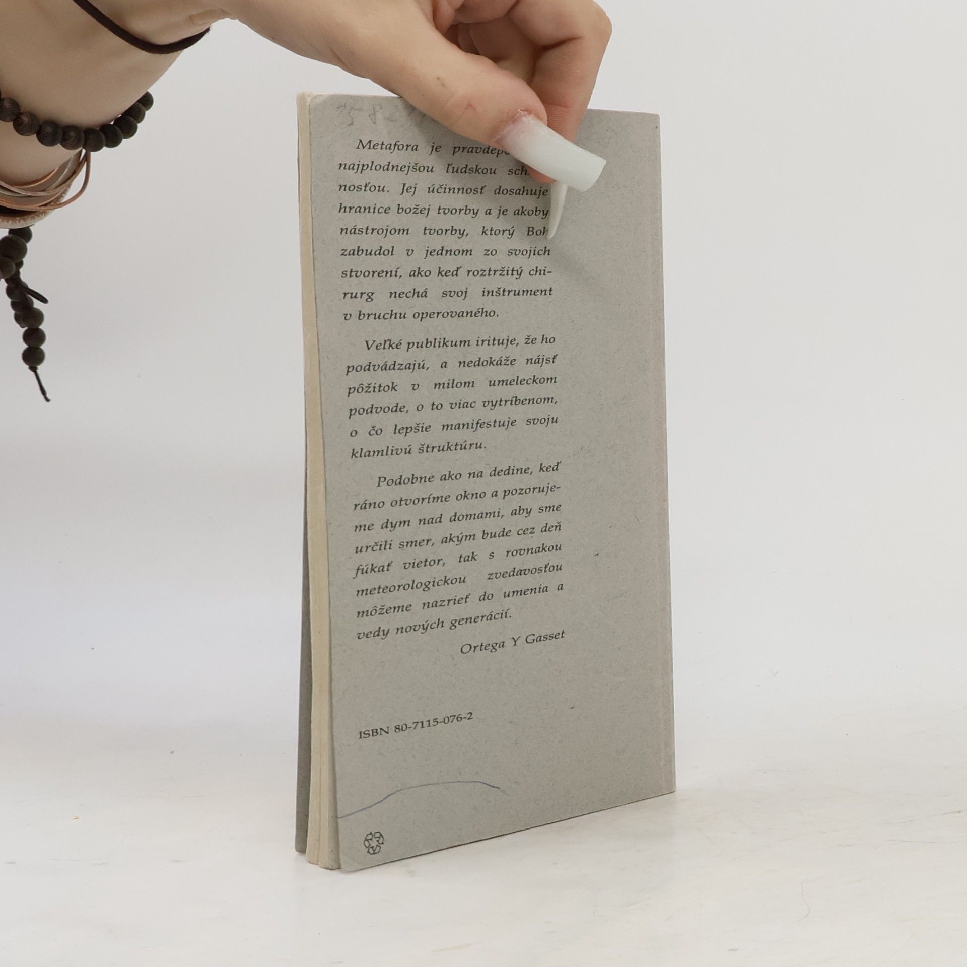 José Ortega y Gasset Eseje o umení