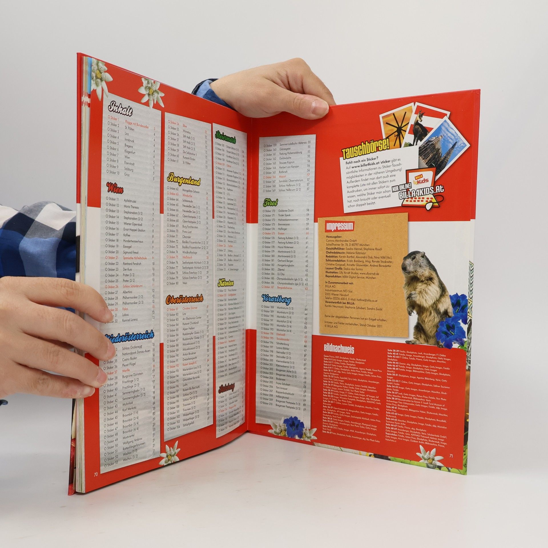 Autorenkollektiv Unser Österreich Stickerbuch