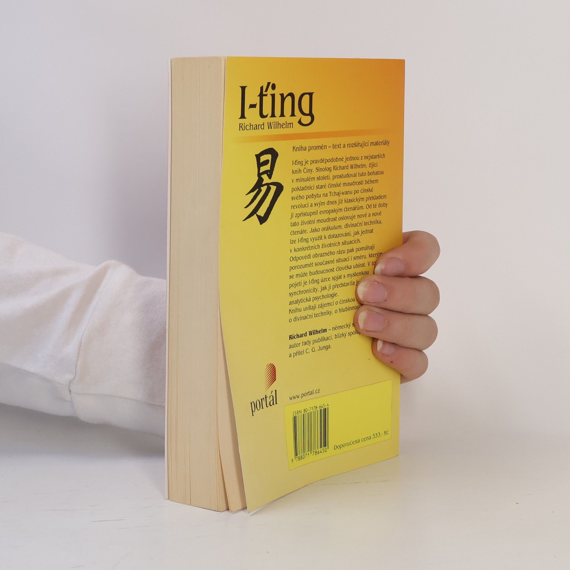 Richard Wilhelm I-ťing : Kniha proměn - text a rozšiřující materiály
