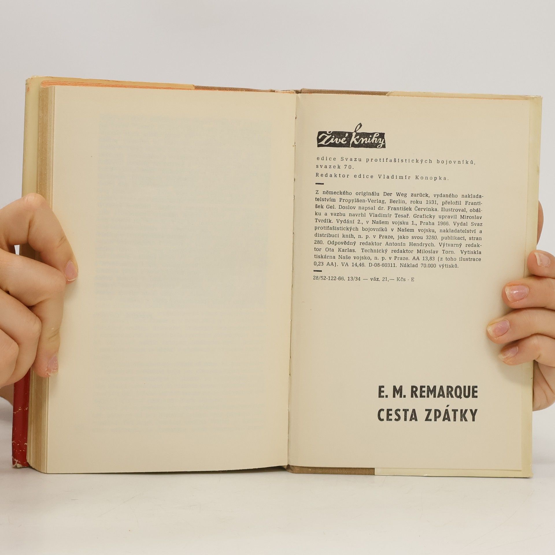 Erich Maria Remarque Cesta zpátky