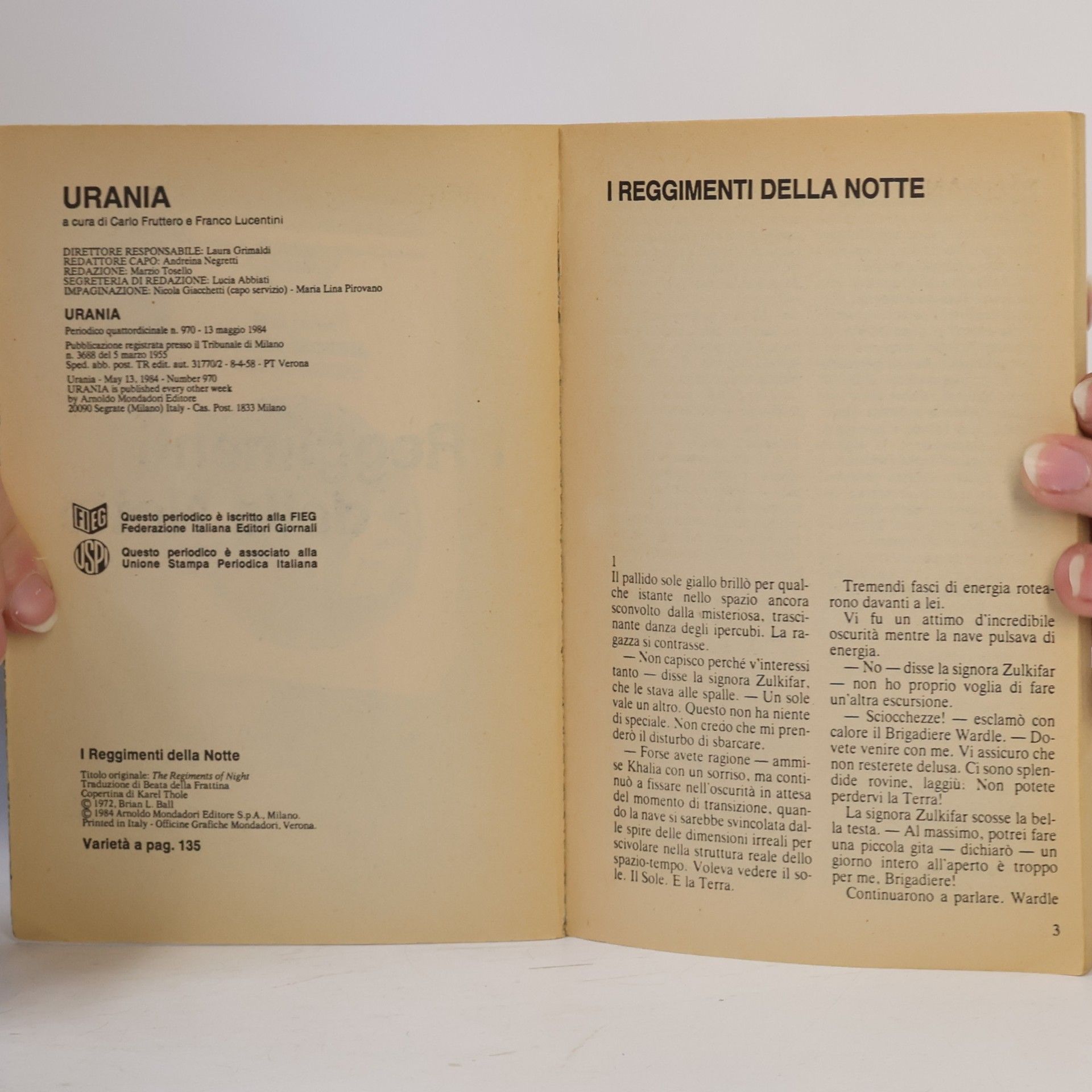 Beata della Frattina I reggimenti della notte