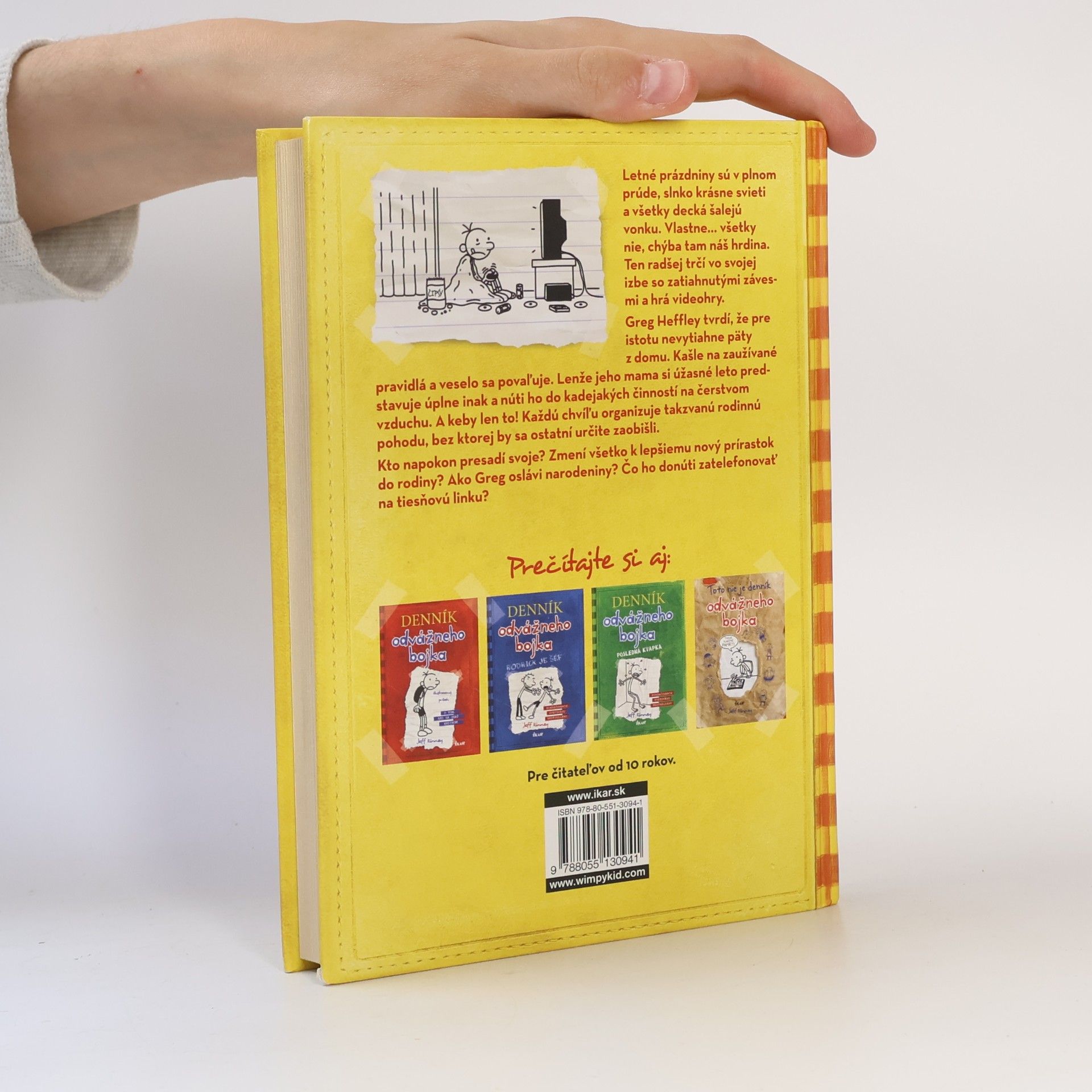 Jeff Kinney Denník odvážneho bojka 4: Prázdniny pod psa