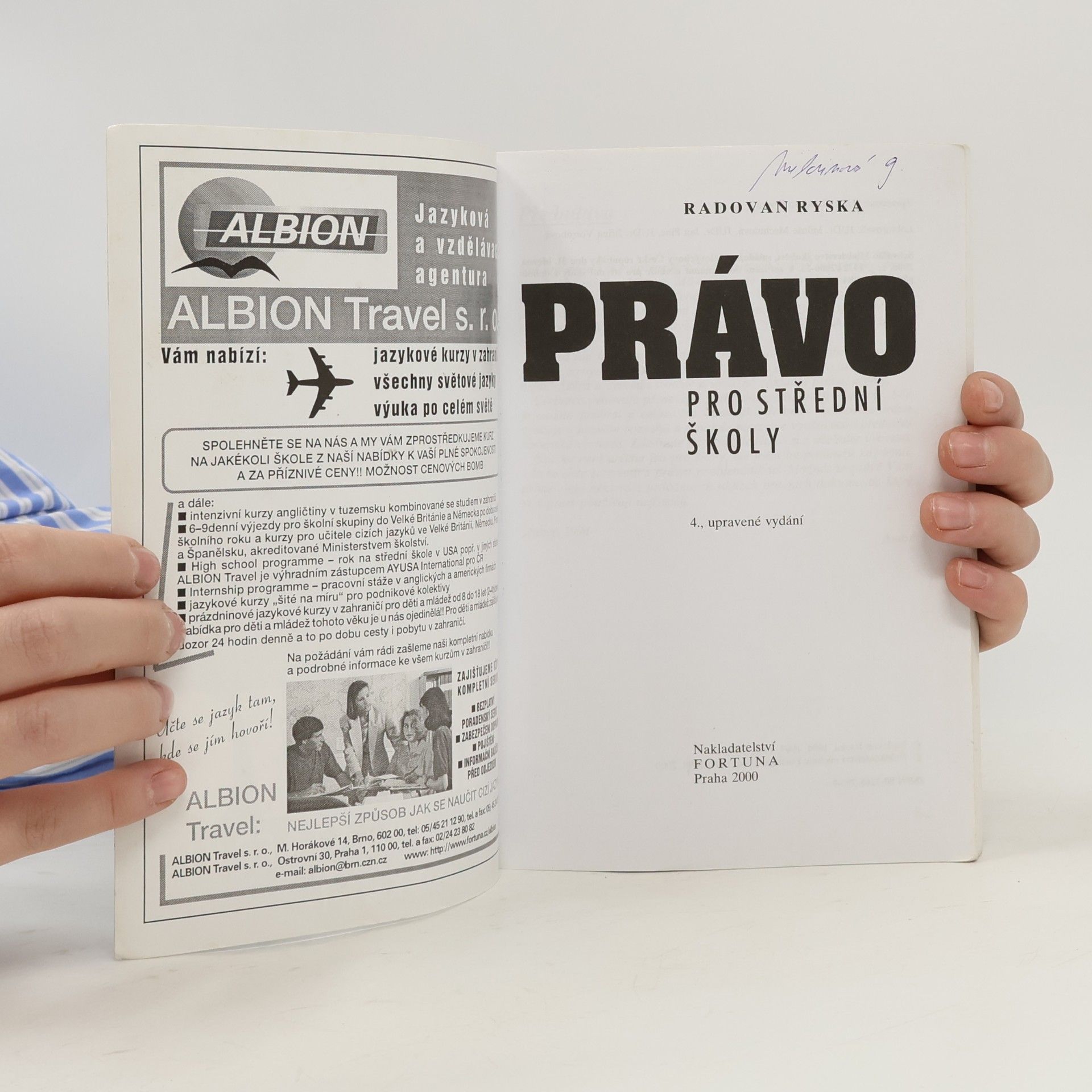 Radovan Ryska Právo pro střední školy