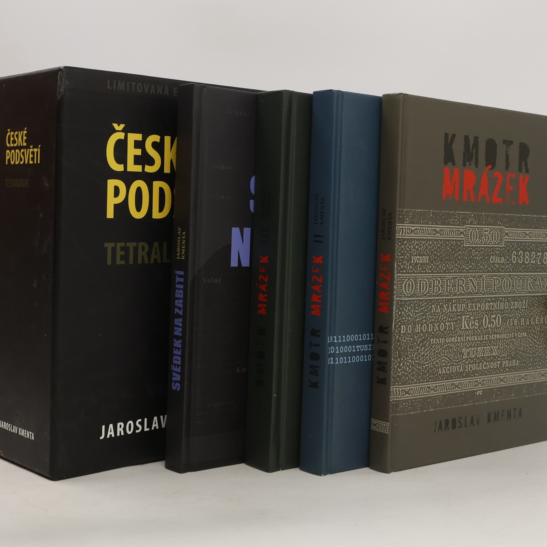 Jaroslav Kmenta České podsvětí. Tetralogie. (4 svazky + box)