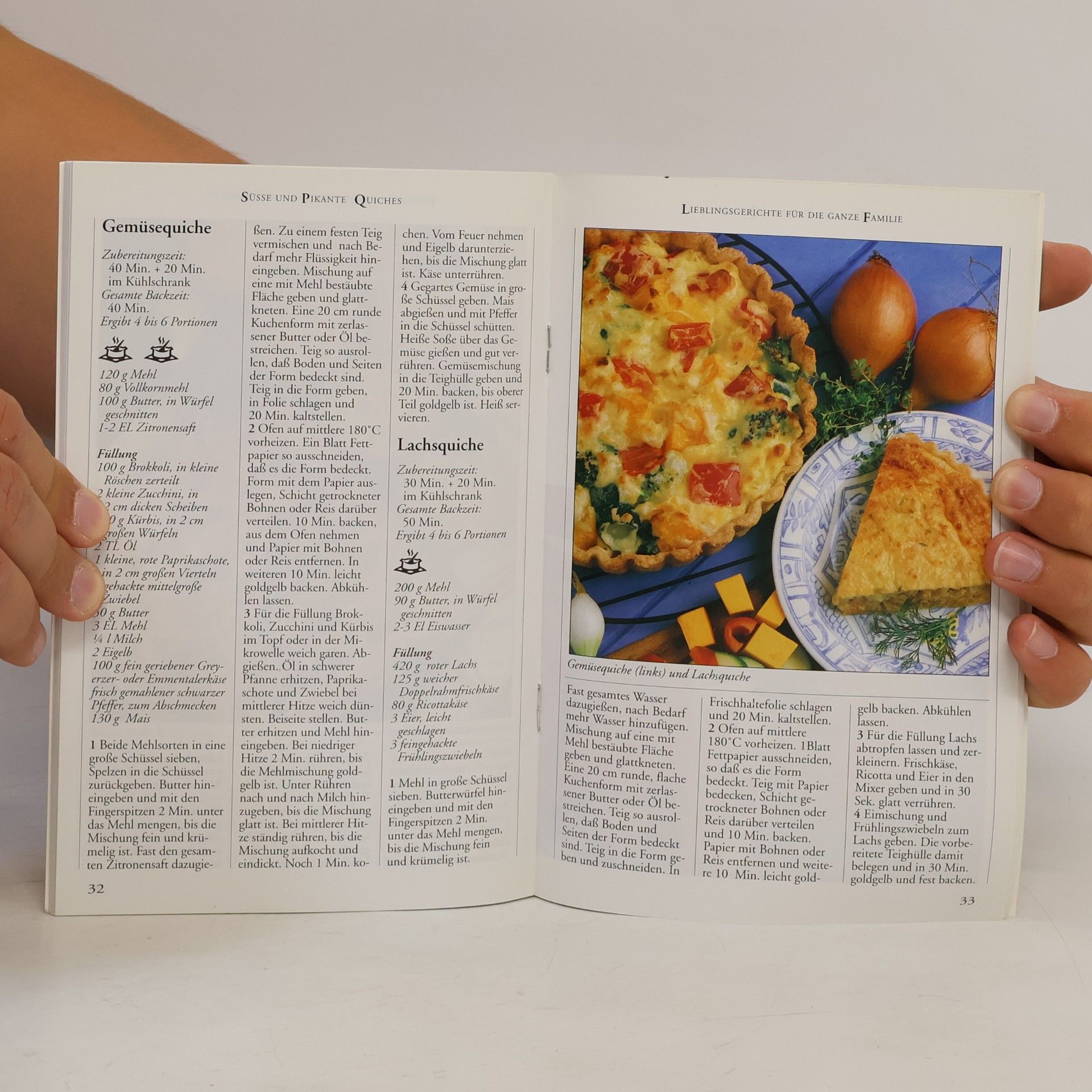 Süsse und pikante Quiches