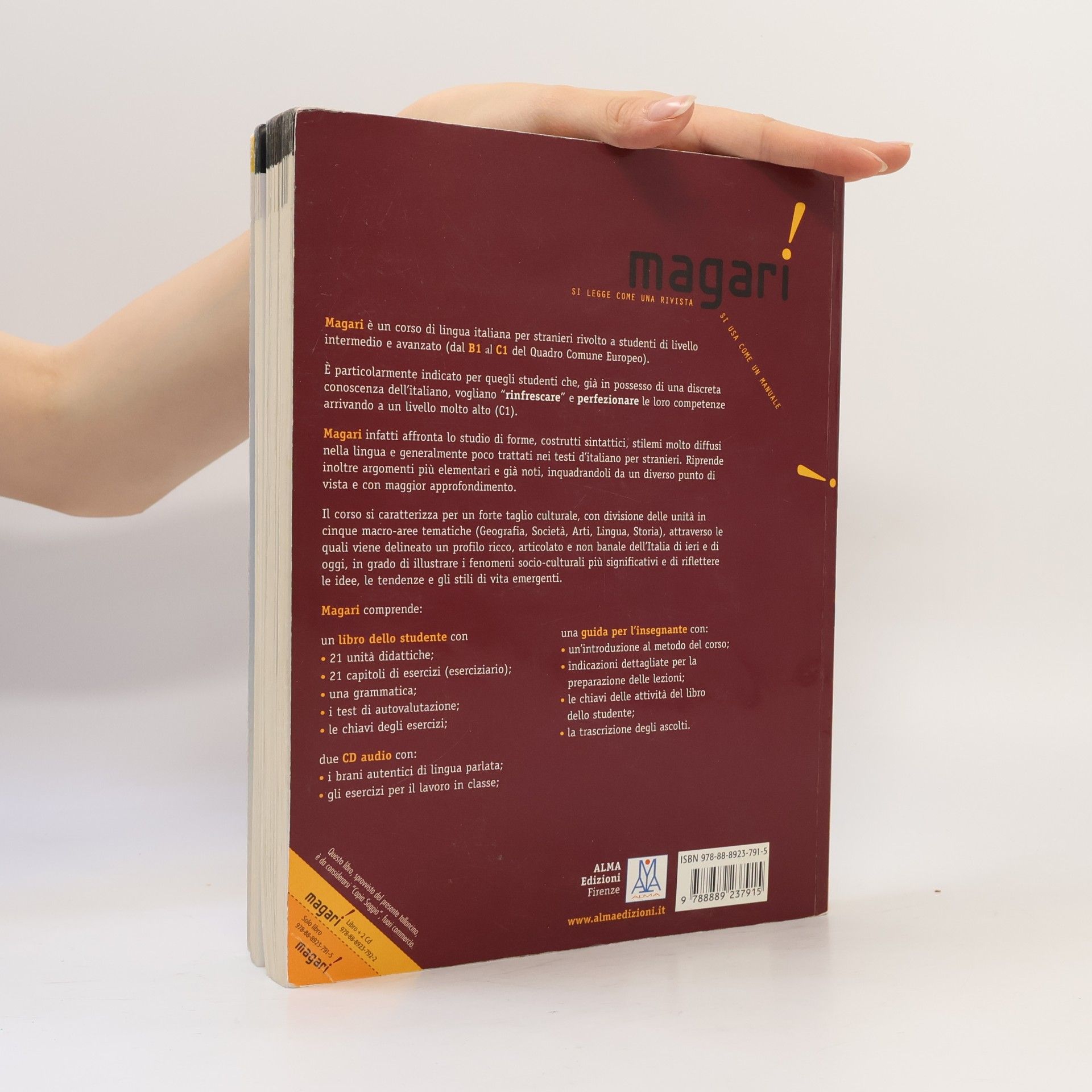 AA.VV. Magari. Corso di lingua e cultura Italiana di livelloé intermedio e avanzato