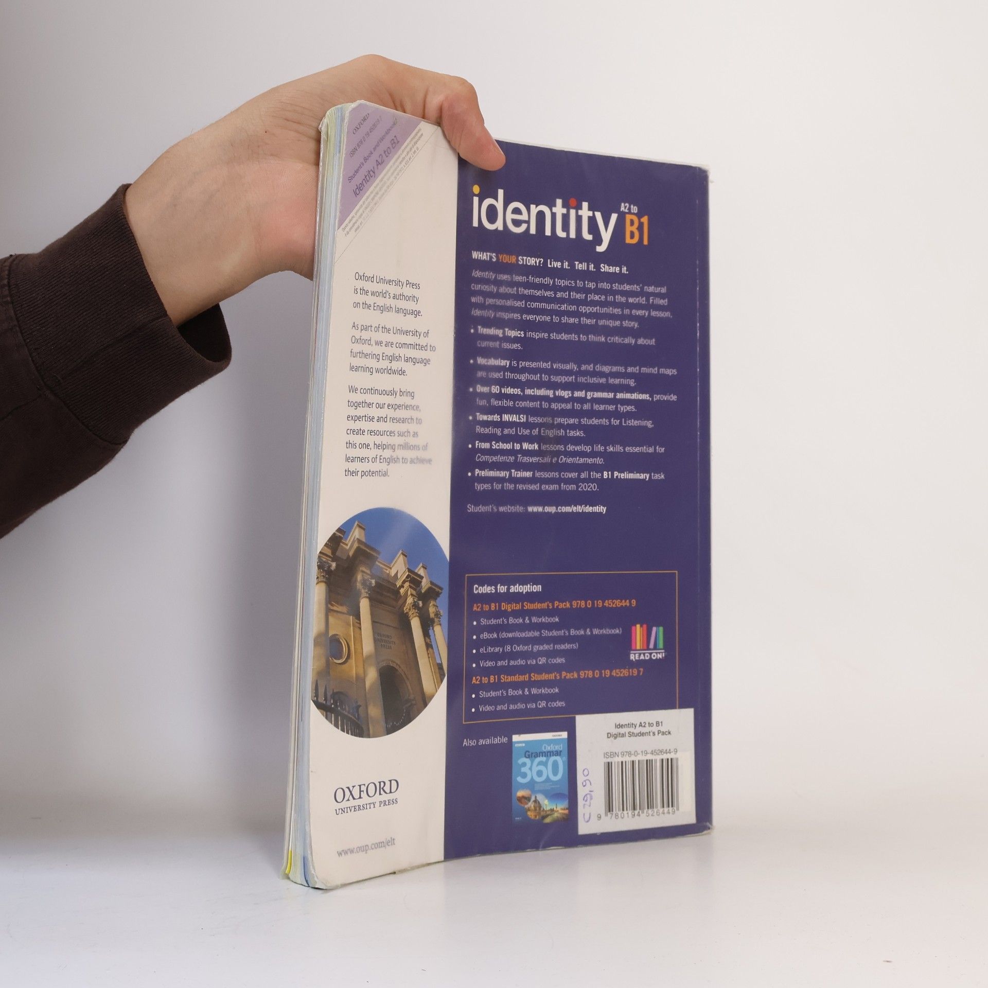 Carla Leonard Identity A2 to B1