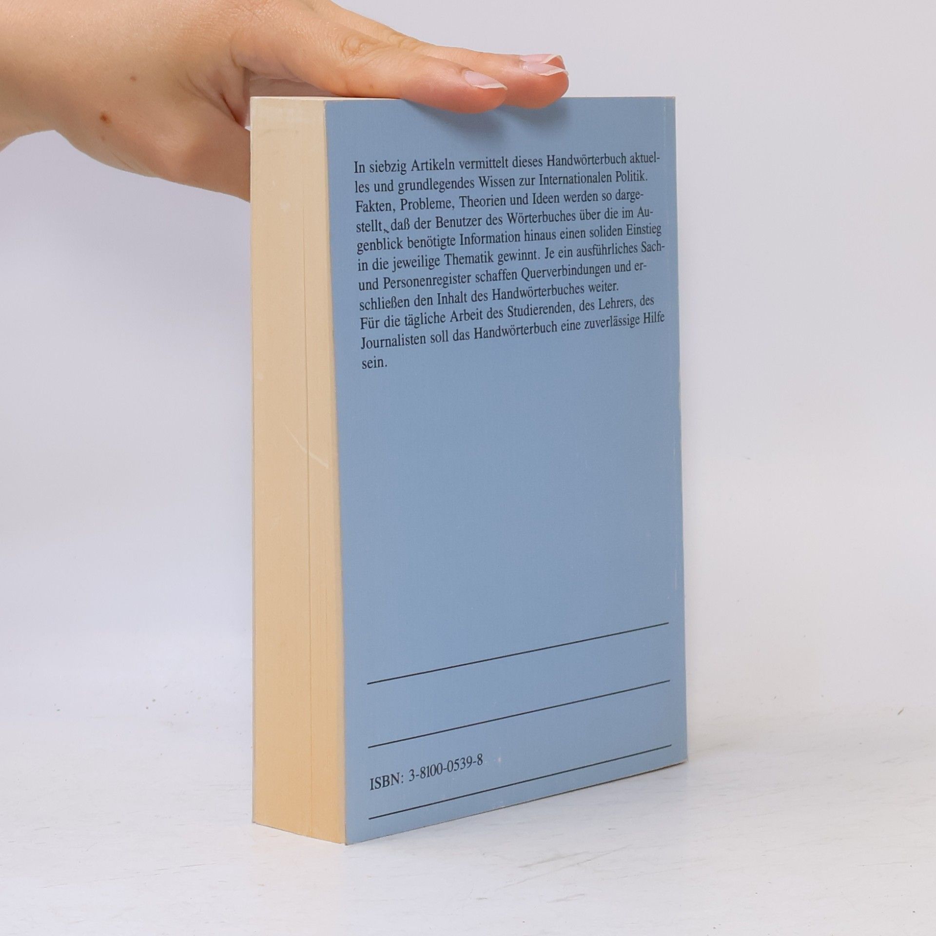Wichard Woyke Handwörterbuch internationale Politik