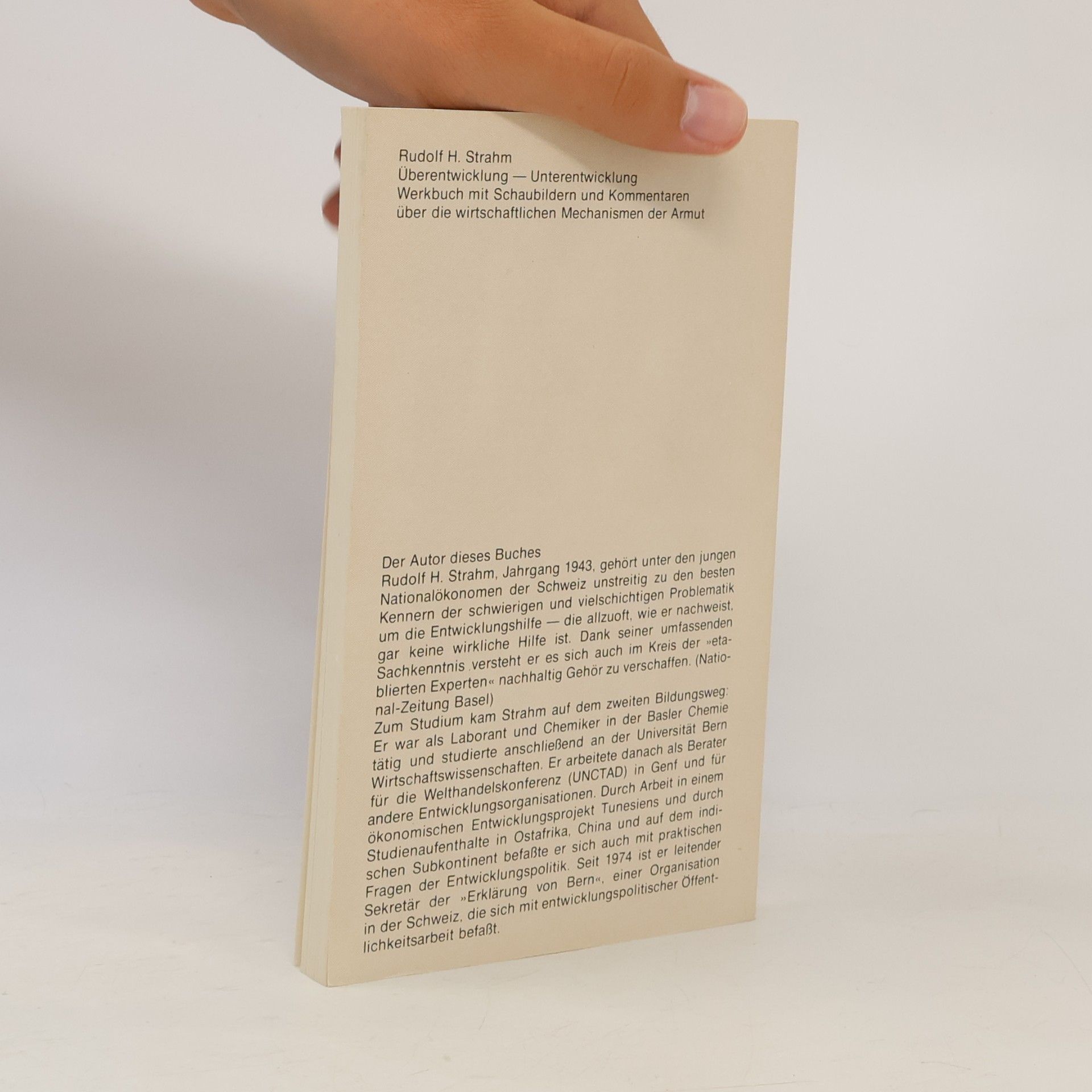 Rudolf Strahm Über entwicklung Unter entwicklung