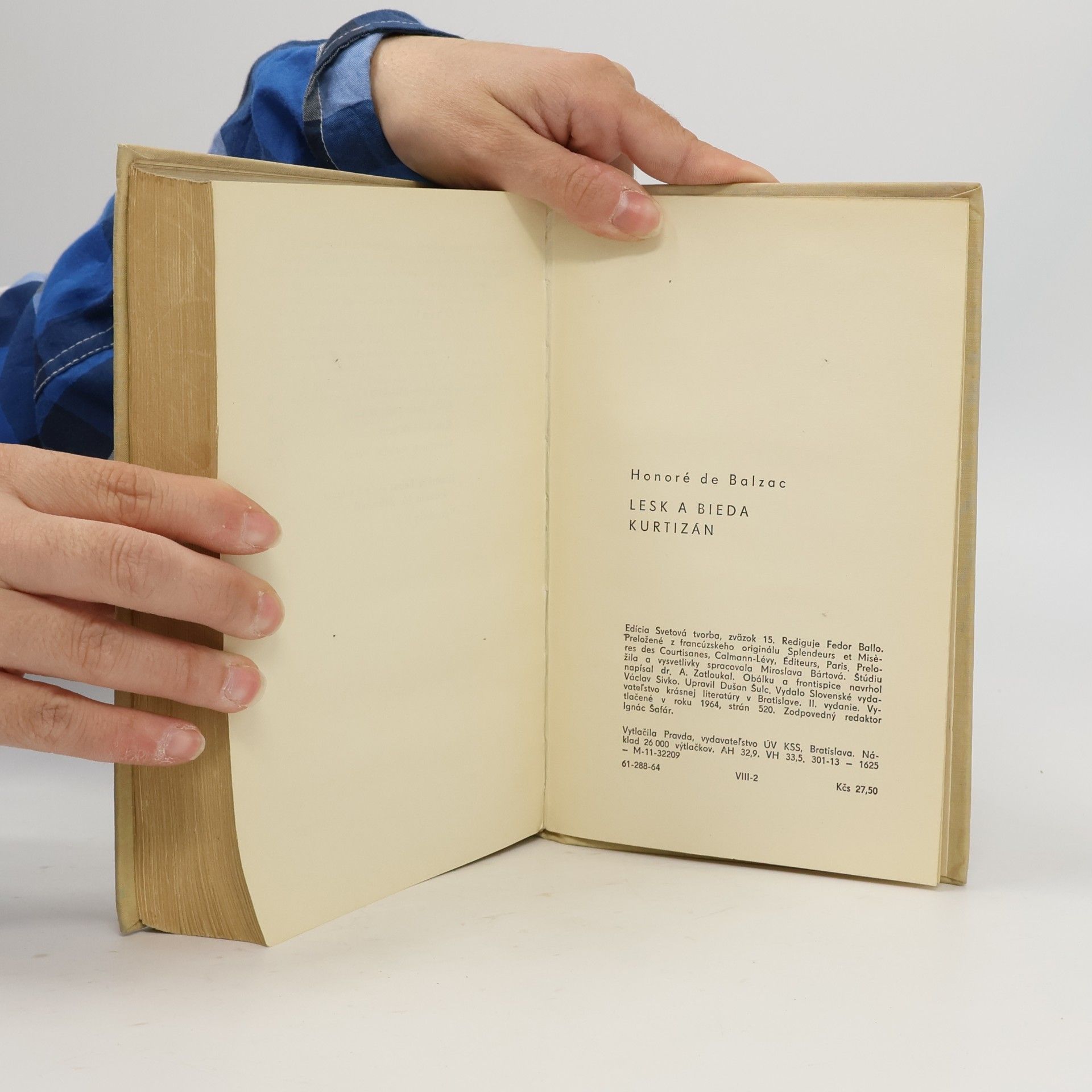 Honoré de Balzac Lesk a bieda kurtizán