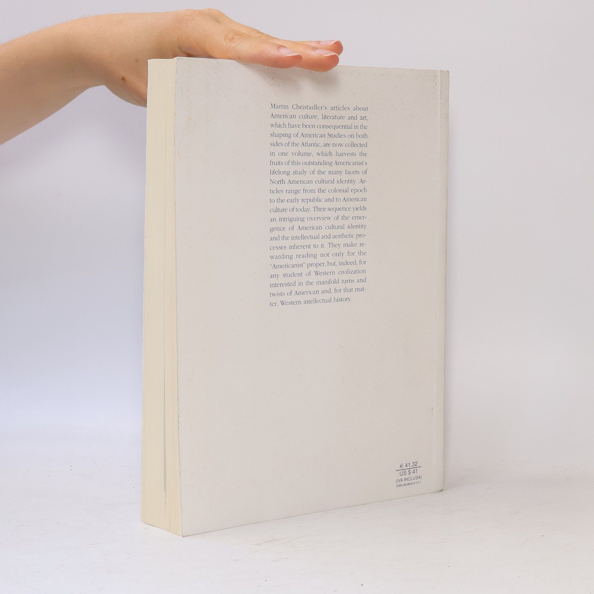 Martin Christadler Hesperides • Letterature e Culture Occidentali: Metaphors of America