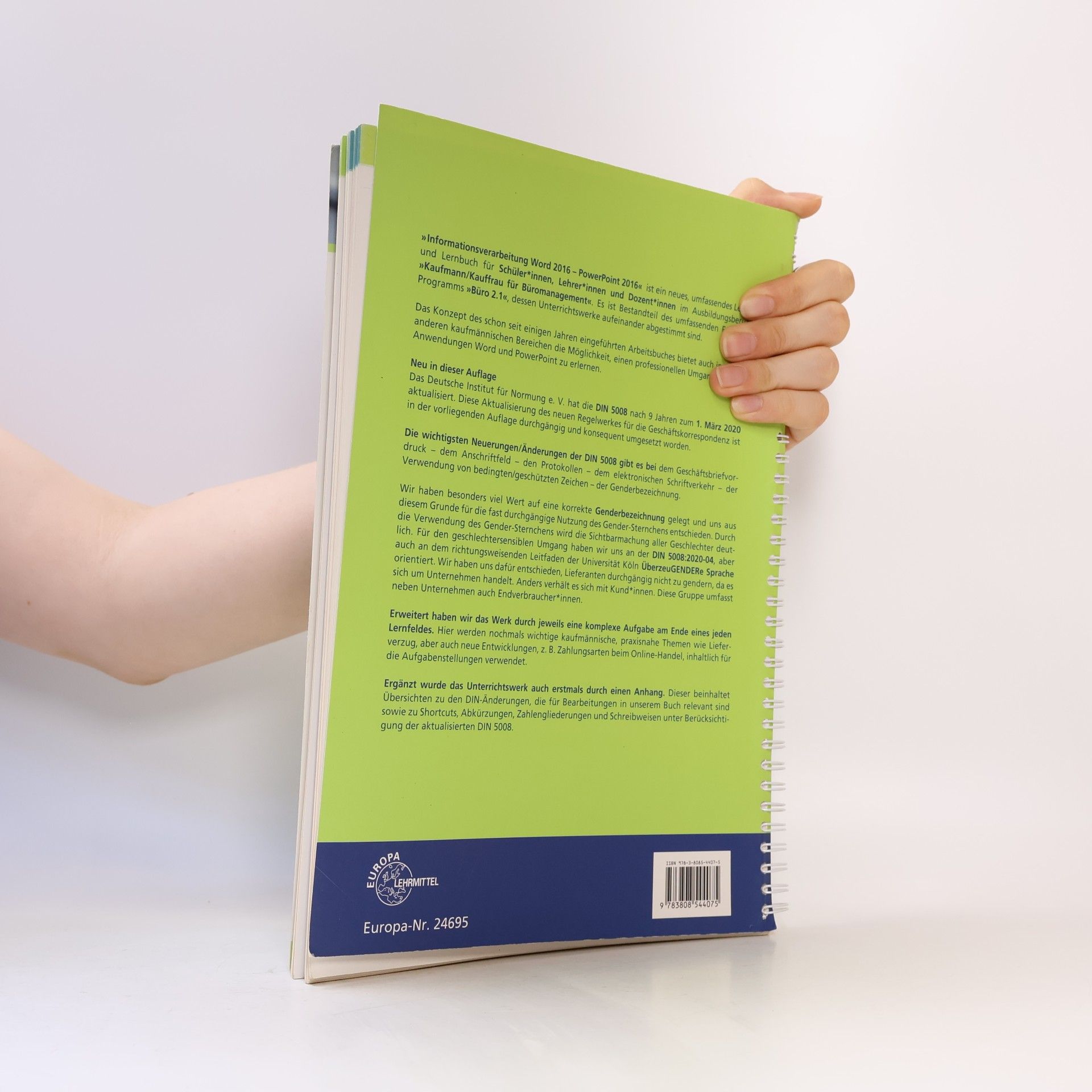 Ellen Knop Büro 2.1 - Informationsverarbeitung Word 2016 - PowerPoint 2016