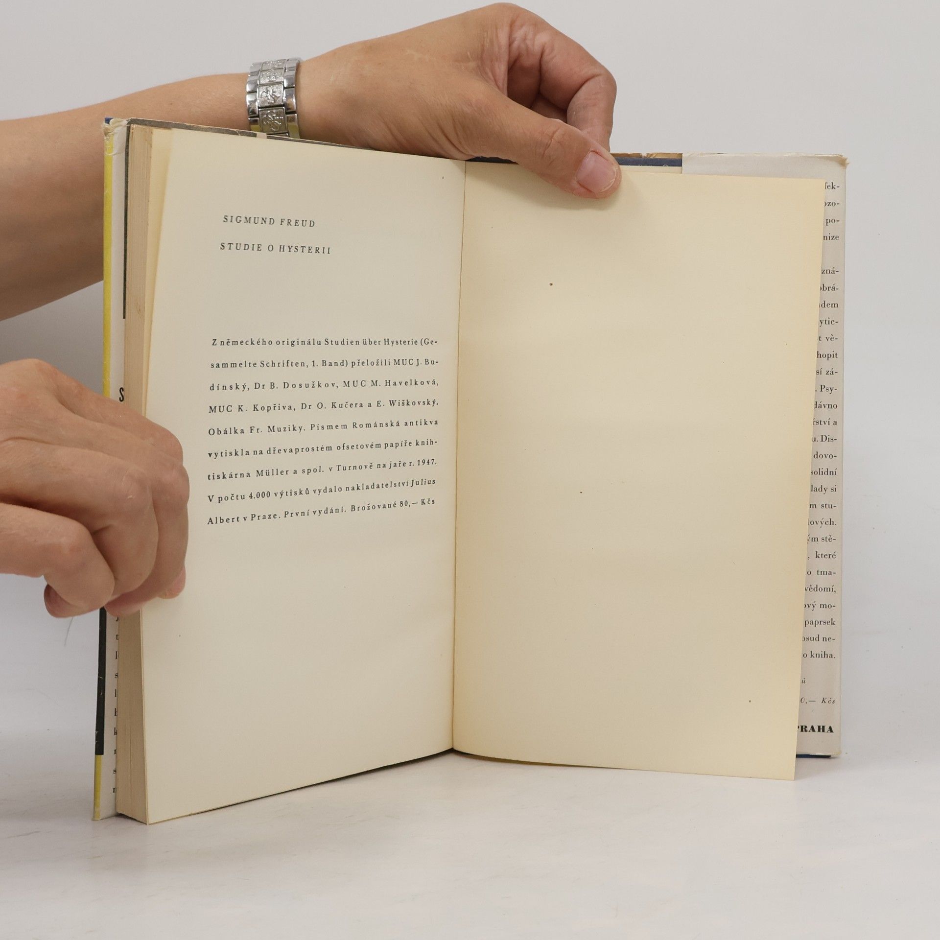 Sigmund Freud Studie o hysterii