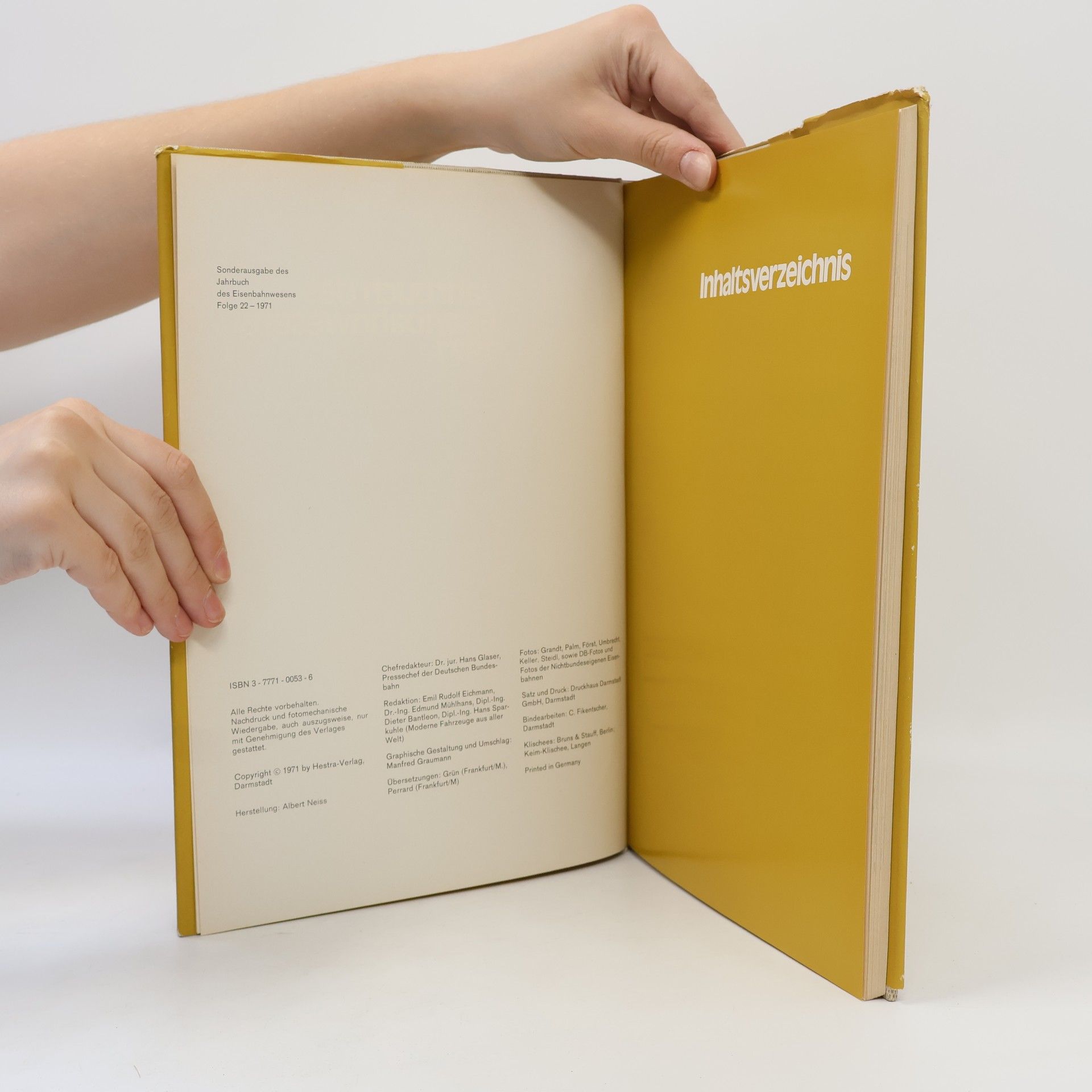 Autorenkollektiv Jahrbuch des Eisenbahnwesens 1971