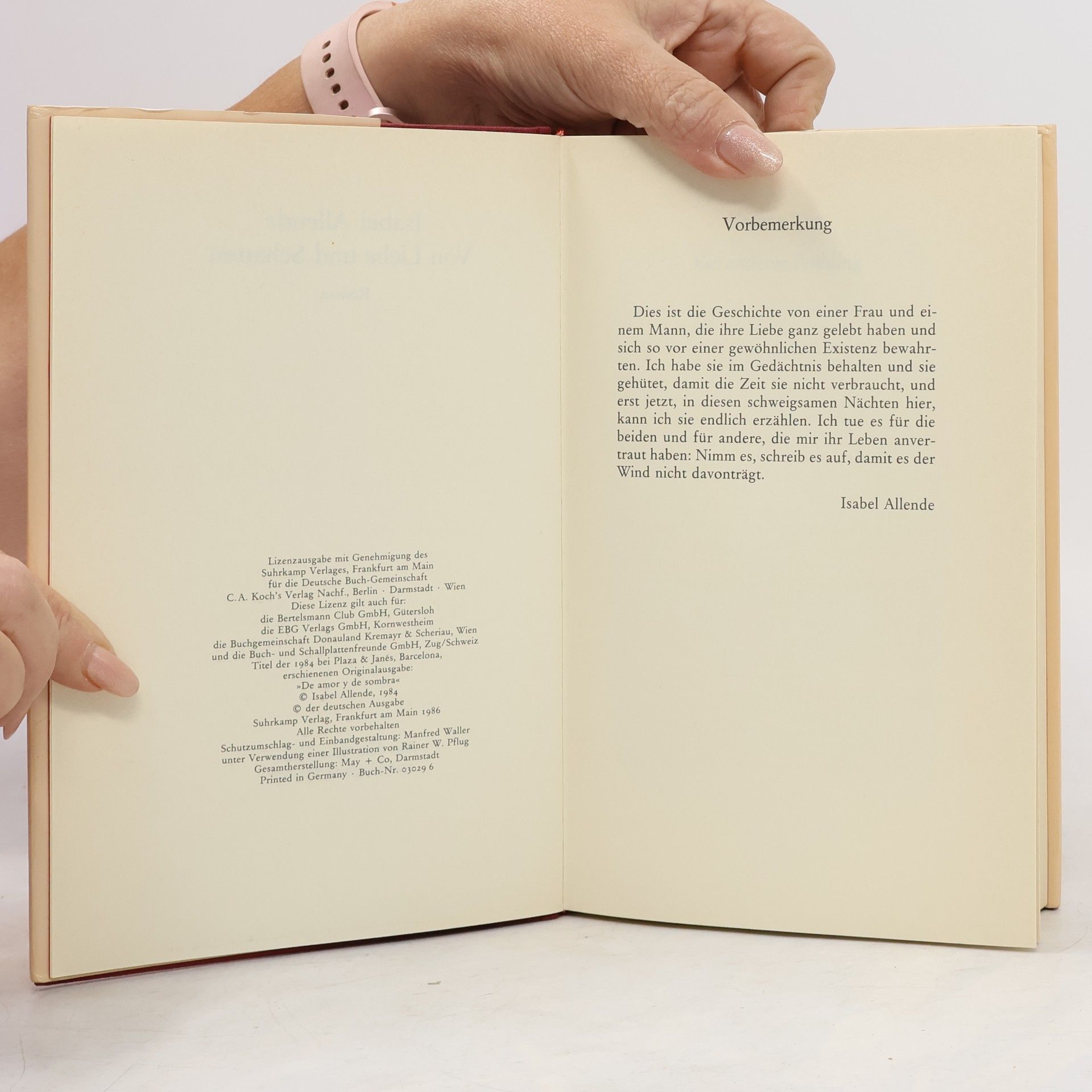 Isabel Allende Von Liebe und Schatten