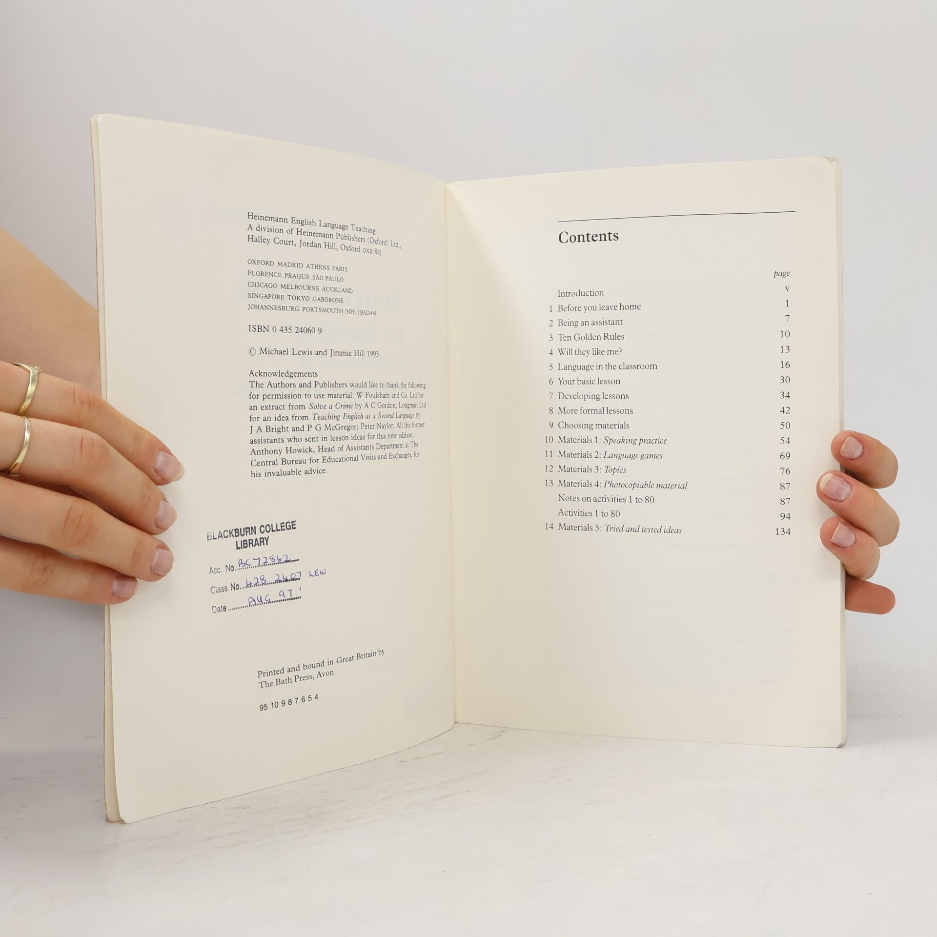 Jimmie Hill Source Book for Teaching English as a Foreign Language 2nd Ed